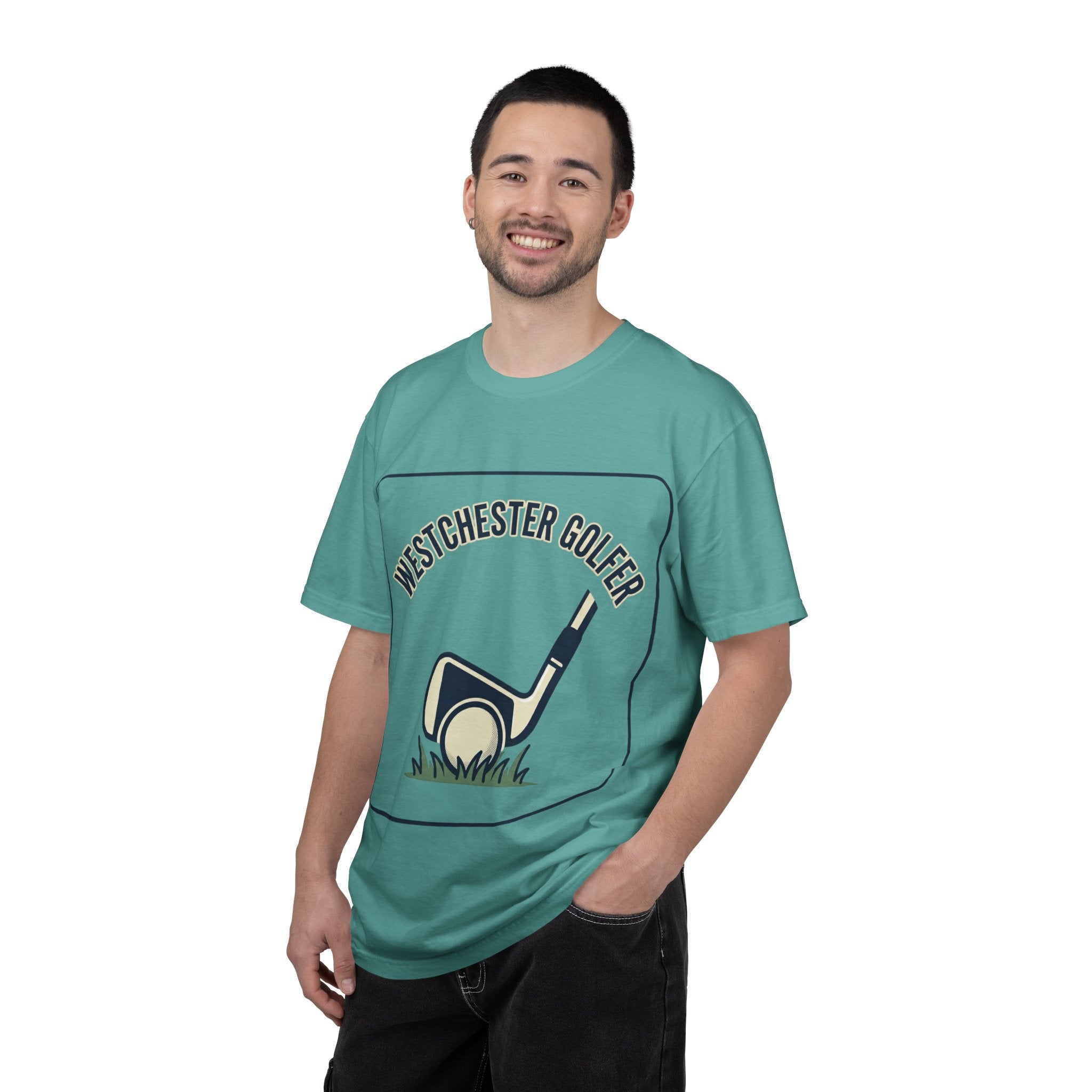 Westchester Golfer T-Shirt — Retro Golf Club & Tee Graphic