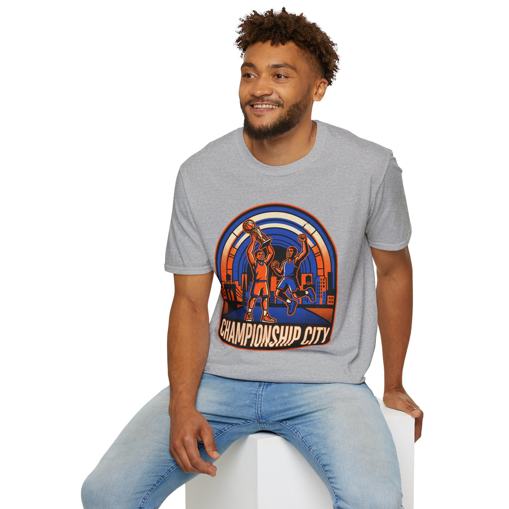 Championship City Basketball T-Shirt — Retro Winners Hoop Tee