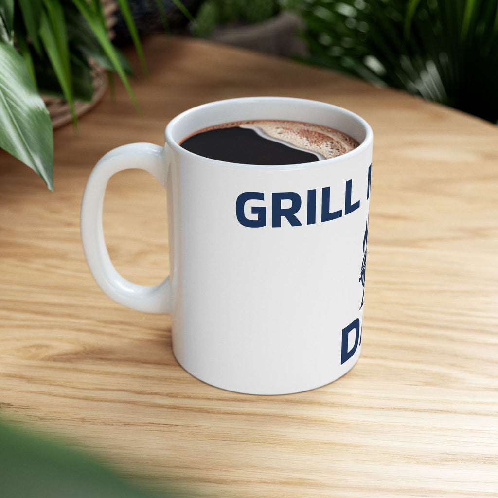 Grill Master Dad Coffee Mug — Fun BBQ Father's Day Gift (11oz & 15oz)