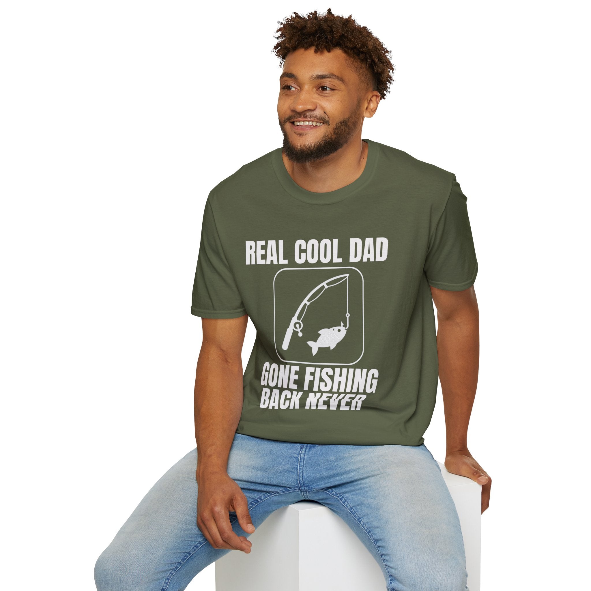 Reel Cool Dad T-Shirt — Funny Fishing Father's Day Gift Tee
