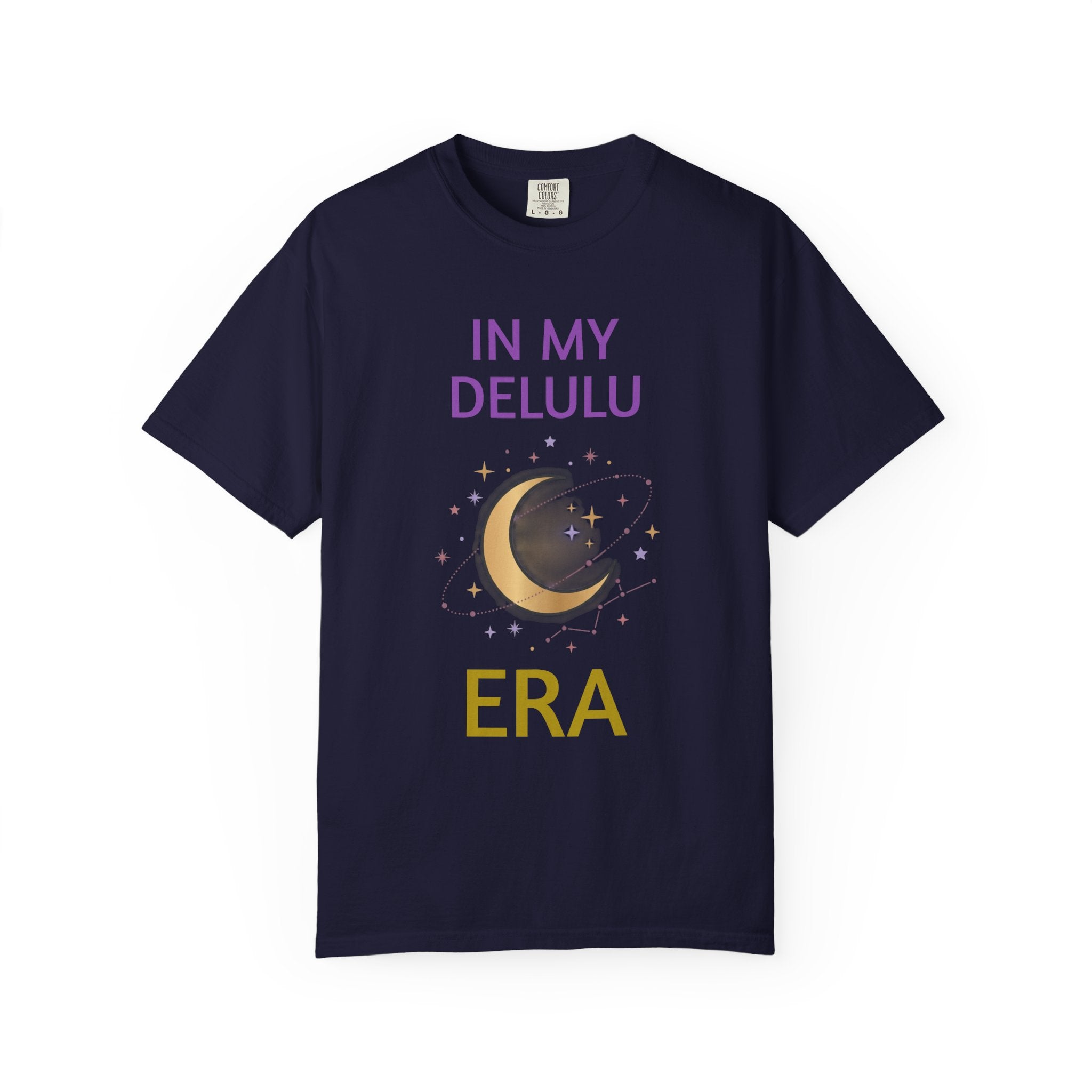 In My Delulu Era T-Shirt — Moon & Stars Graphic Tee