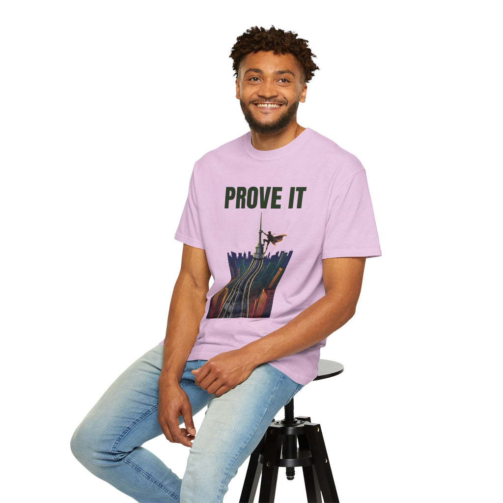 Prove It T‑Shirt — Parkour Rooftop Silhouette Graphic Tee