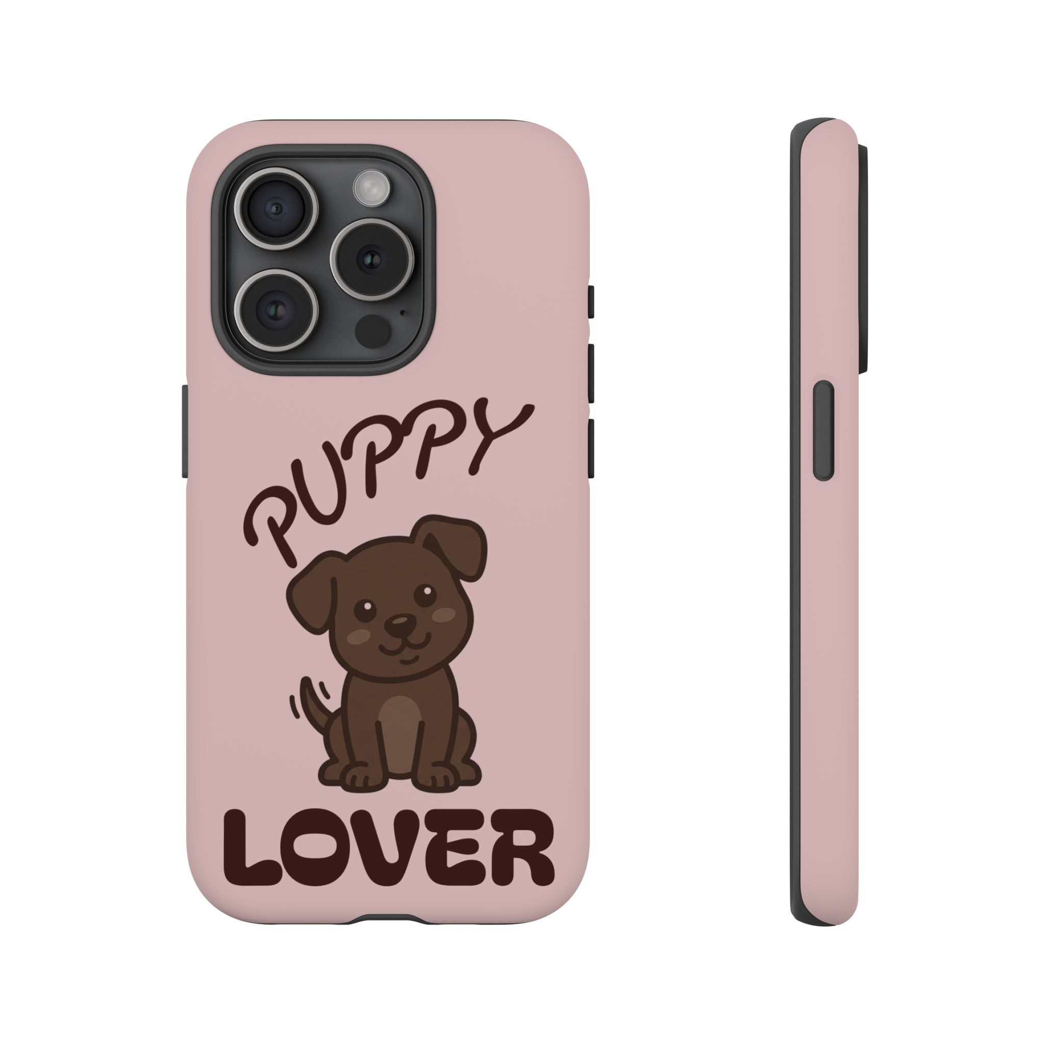 Puppy Lover Phone Case — Cute Brown Puppy Tough Phone Cover