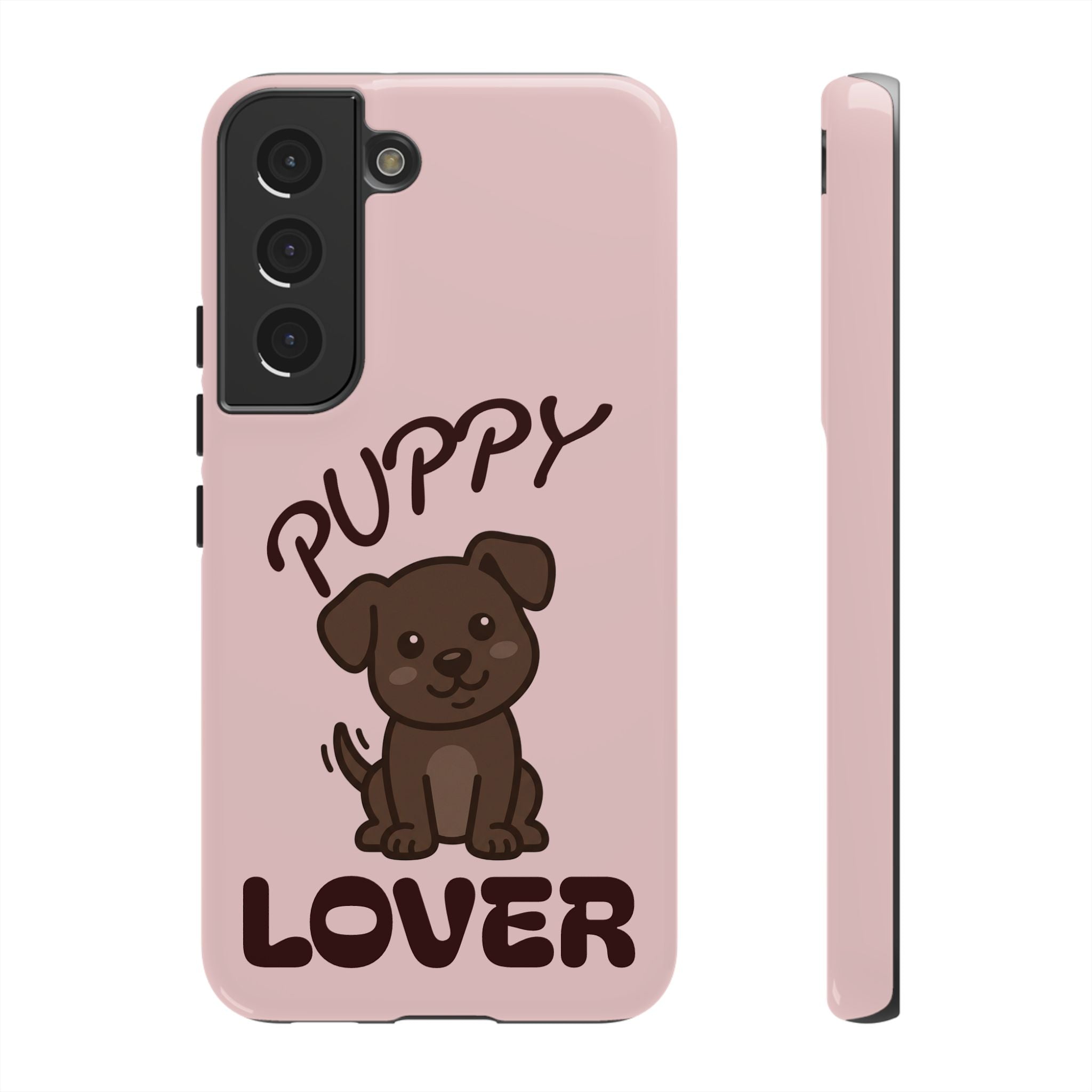 Puppy Lover Phone Case — Cute Brown Puppy Tough Phone Cover