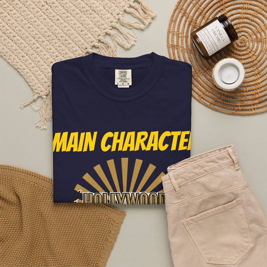 Main Character Energy Only T-Shirt — Hollywood Glamour Graphic