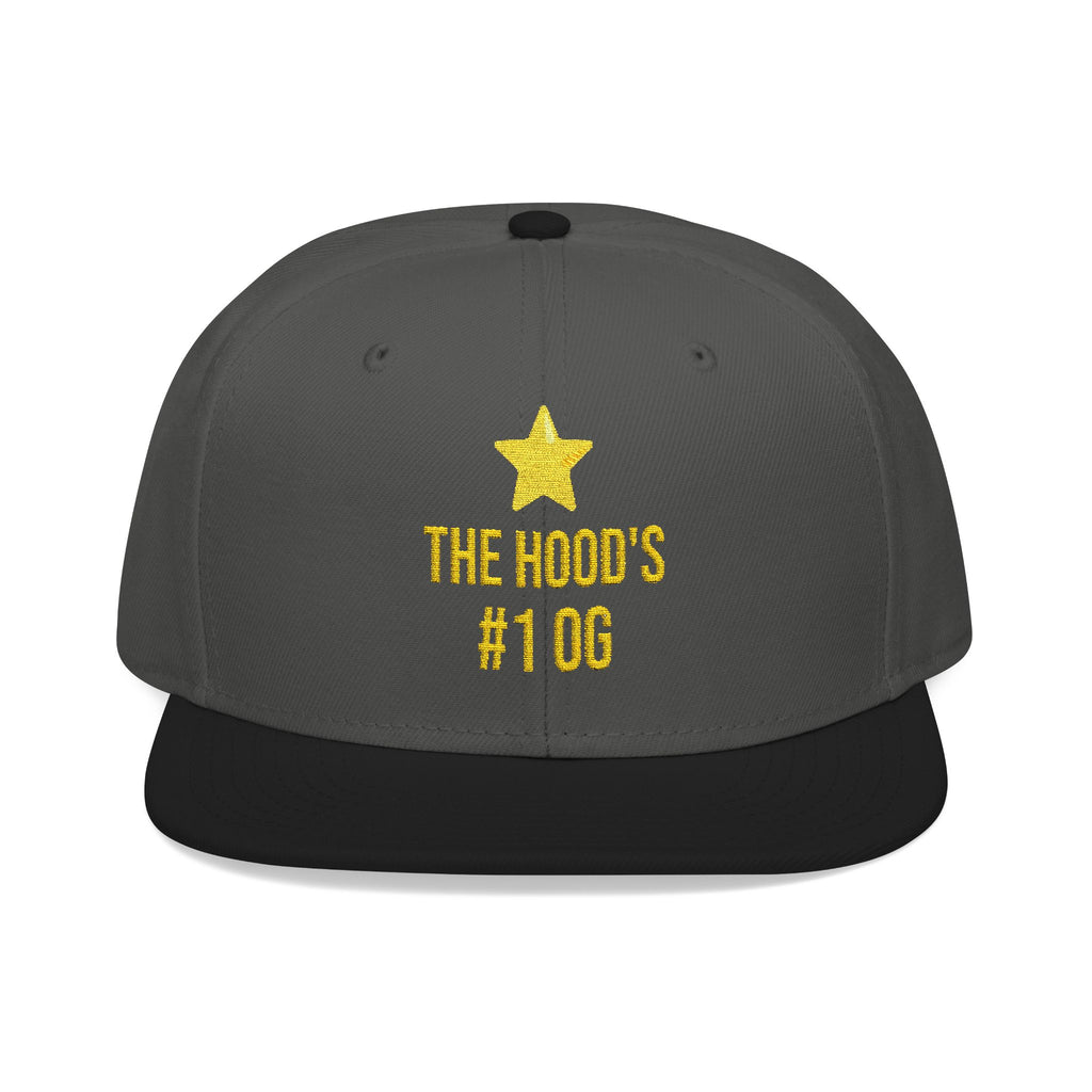 Hood's #1 OG Embroidered Snapback Hat — Street Style Cap