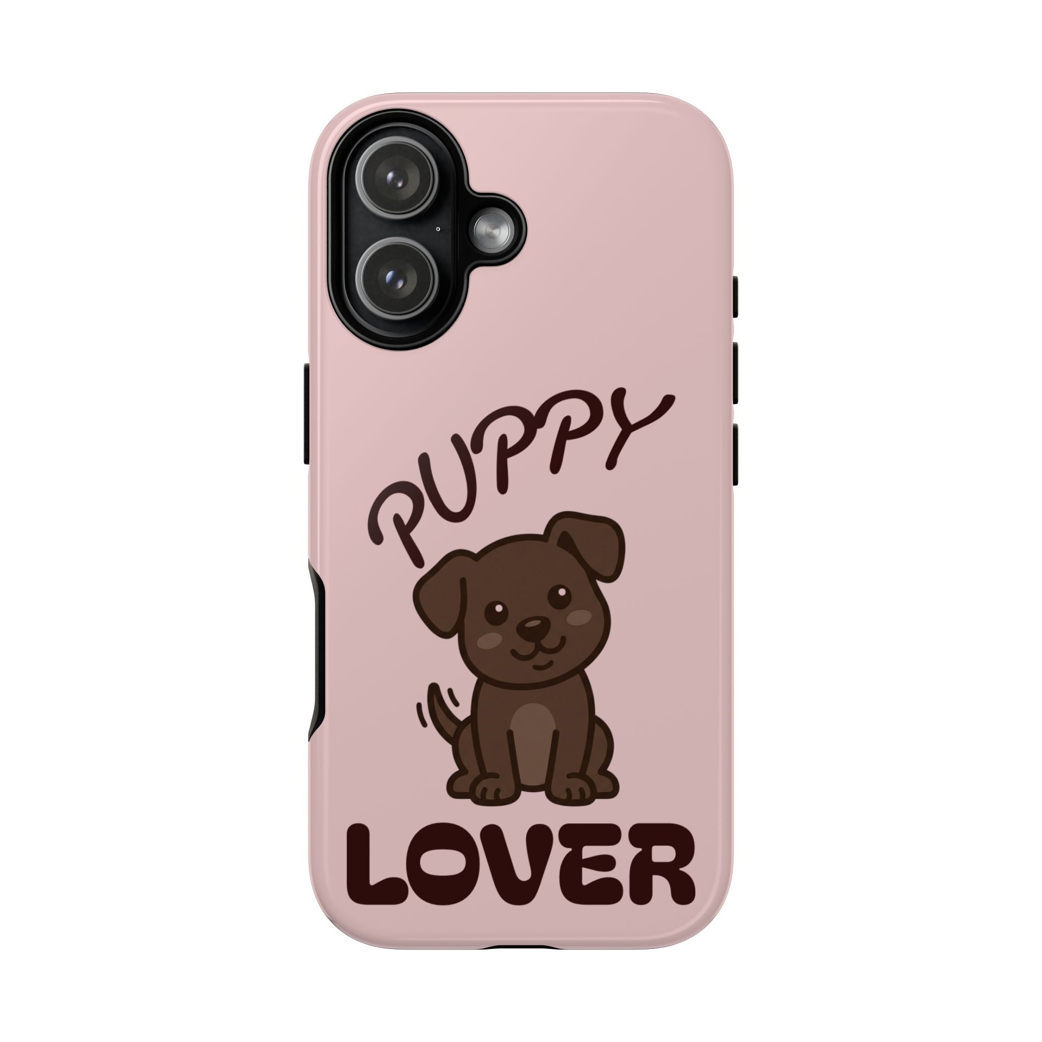 Puppy Lover Phone Case — Cute Brown Puppy Tough Phone Cover