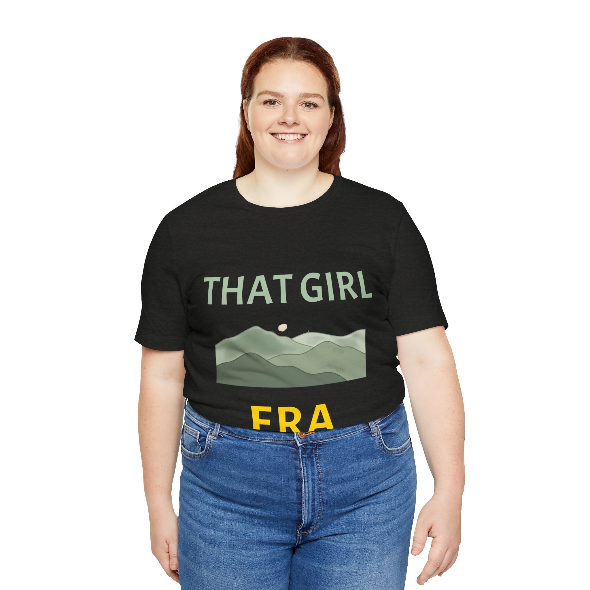 That Girl Era T-Shirt – Retro Mountain Graphic Tee for Empowered Women