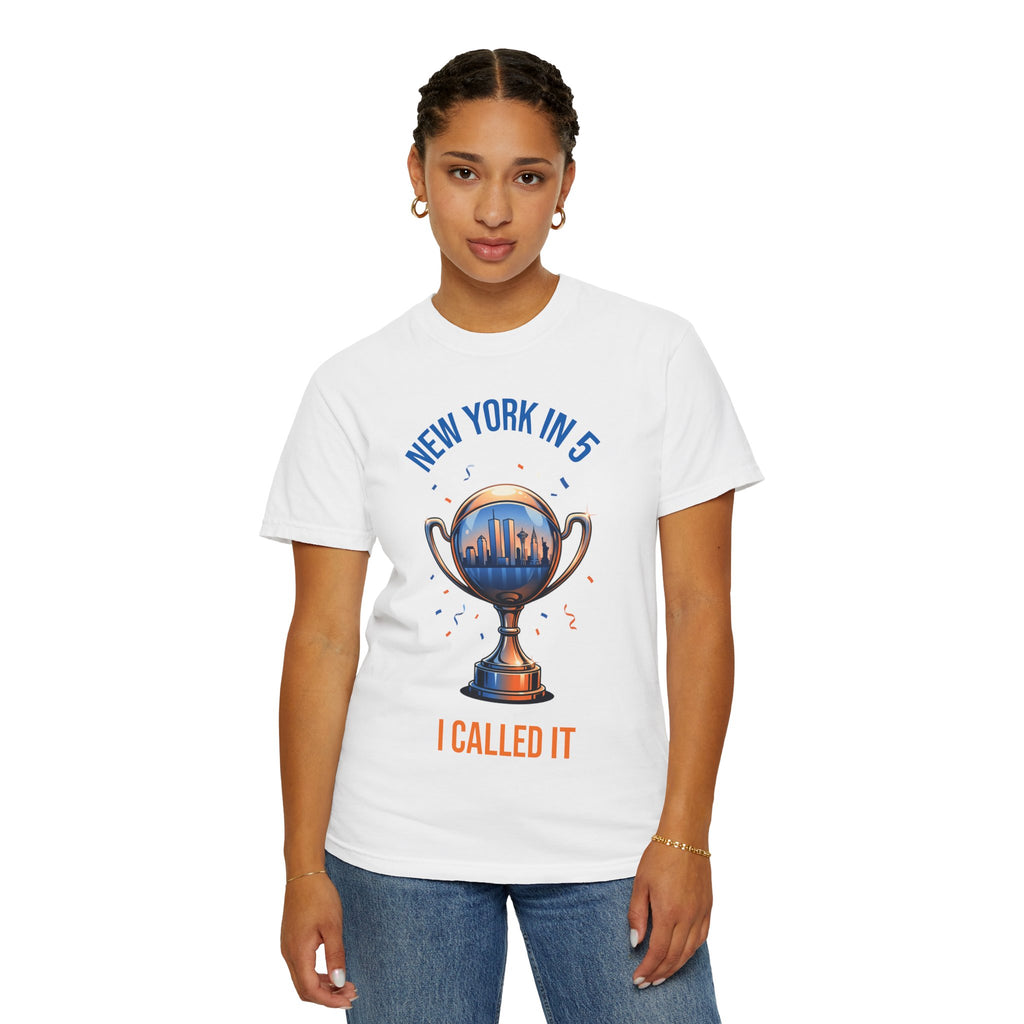 T‑Shirt — “New York in 5, I Called It” Trophy Graphic