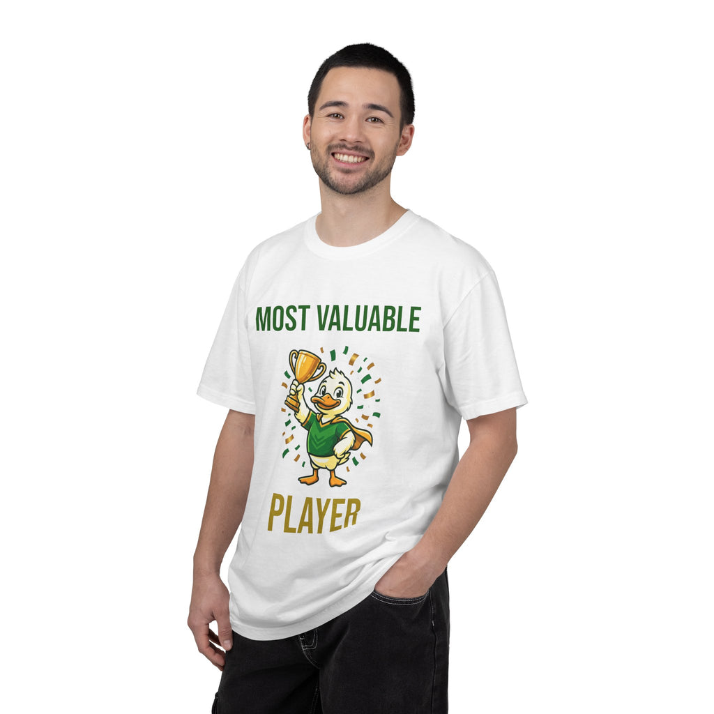 MVP Duck T‑Shirt — "Most Valuable Player" Cute Trophy Cartoon Tee