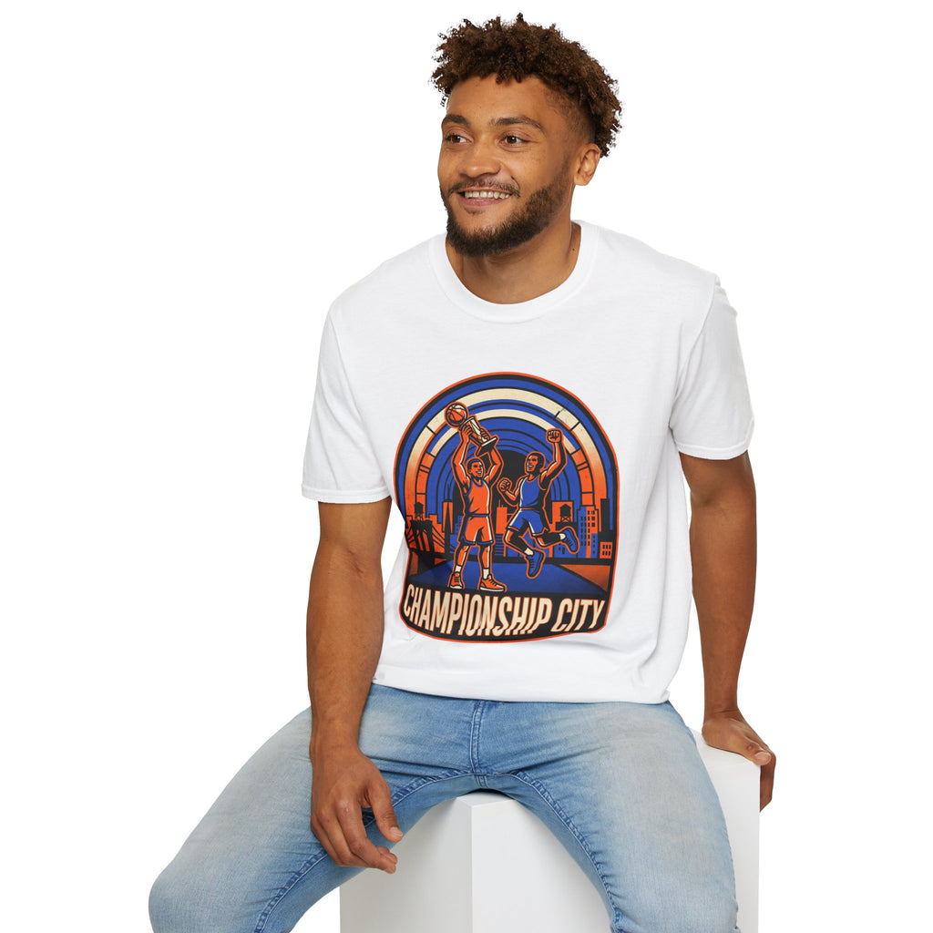 Championship City Basketball T-Shirt — Retro Winners Hoop Tee