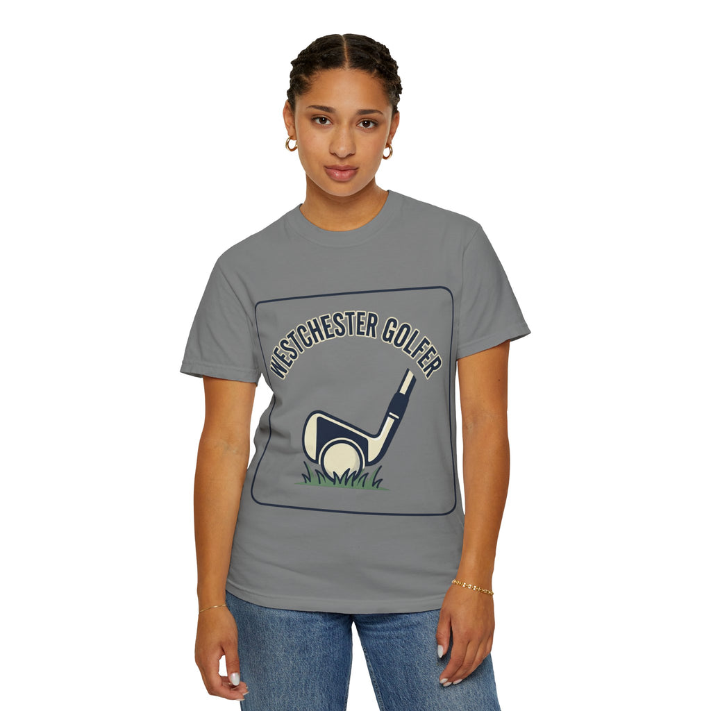 Westchester Golfer T-Shirt — Retro Golf Club & Tee Graphic