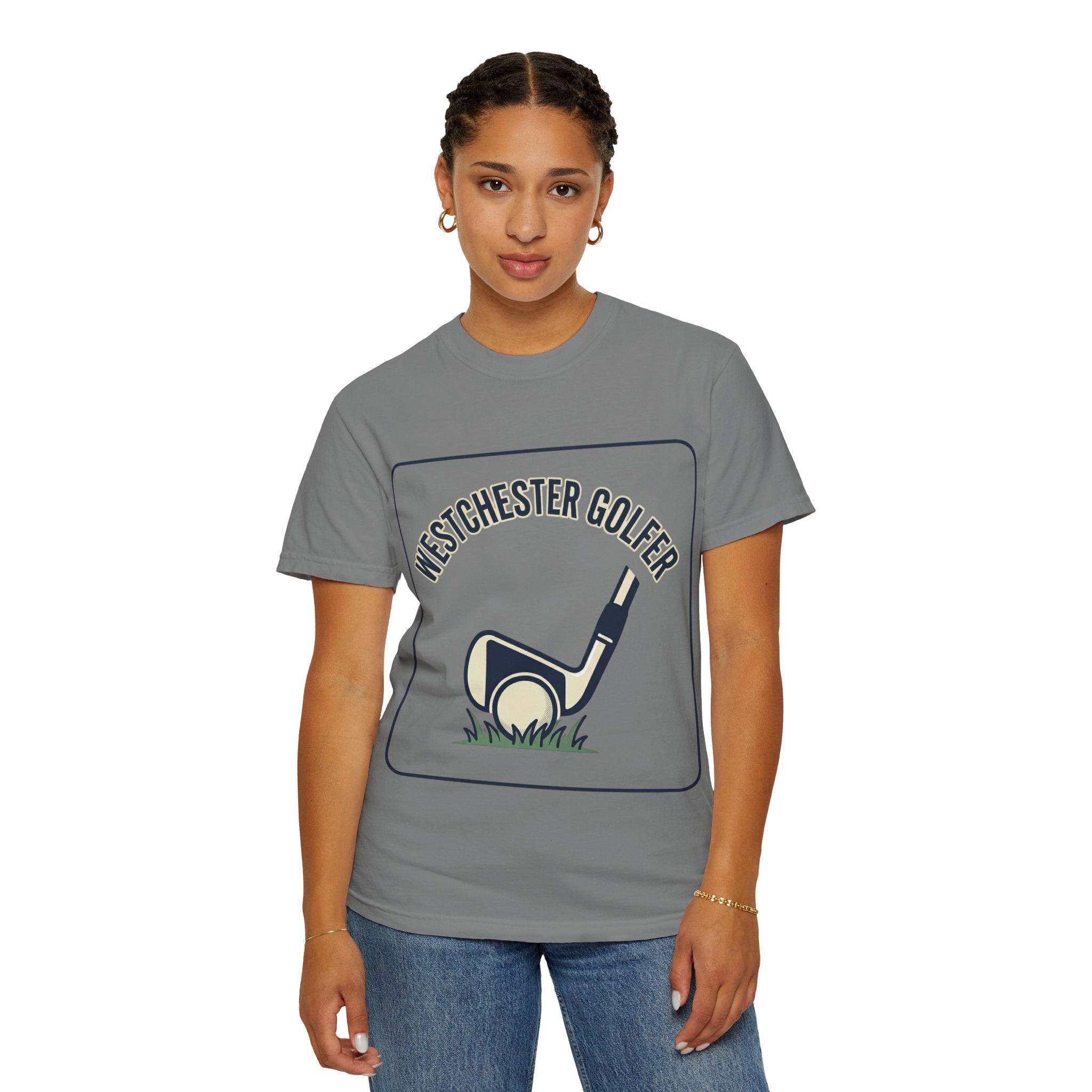 Westchester Golfer T-Shirt — Retro Golf Club & Tee Graphic