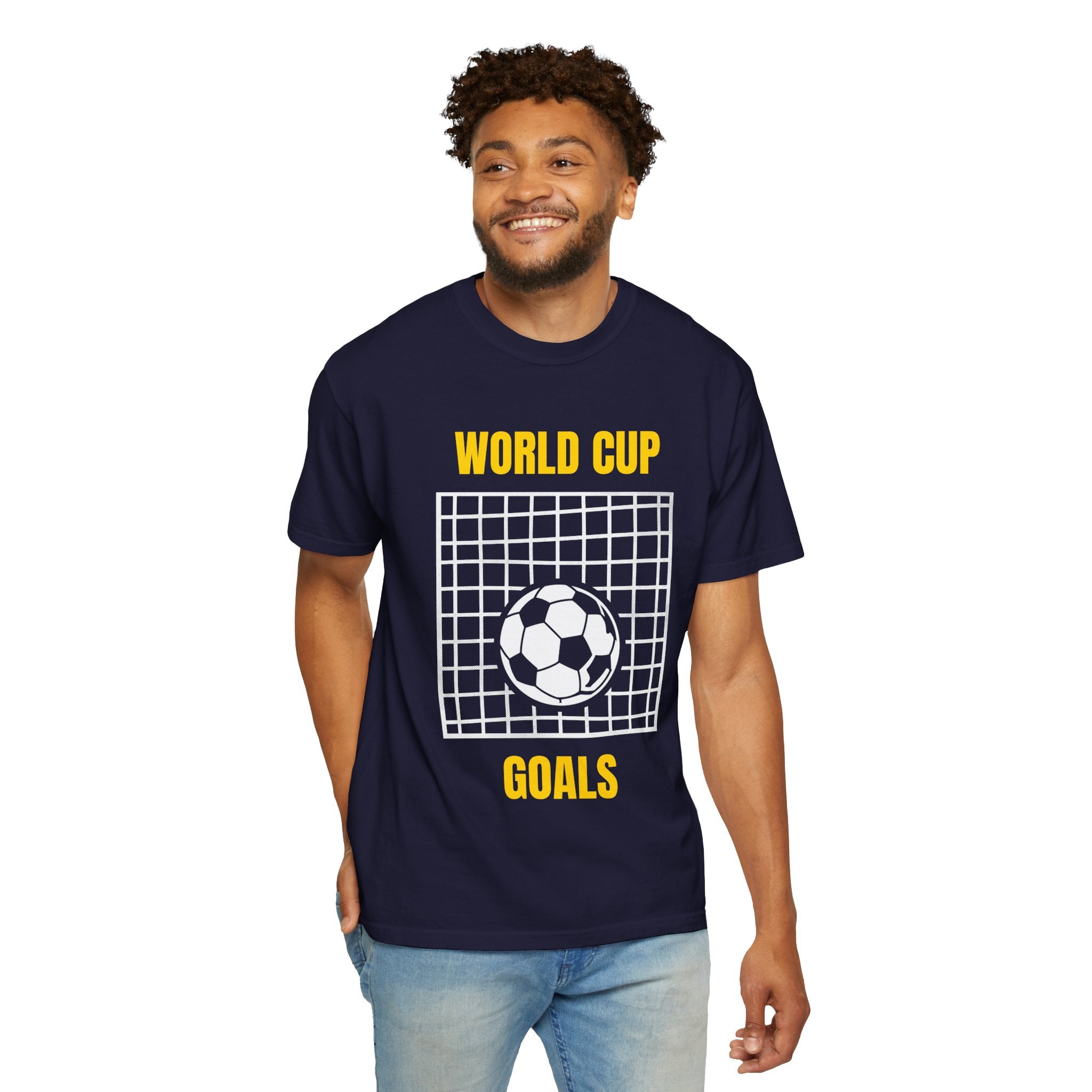 World Cup Goals T-Shirt – Soccer Goal Net & Ball Tee