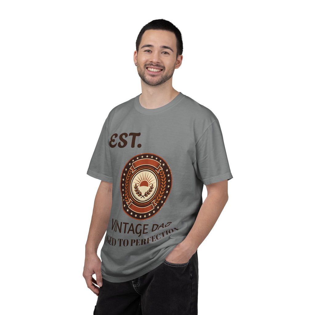 Vintage Dad Est. Year T-Shirt — Retro Father's Day Gift Aged To Perfection Tee
