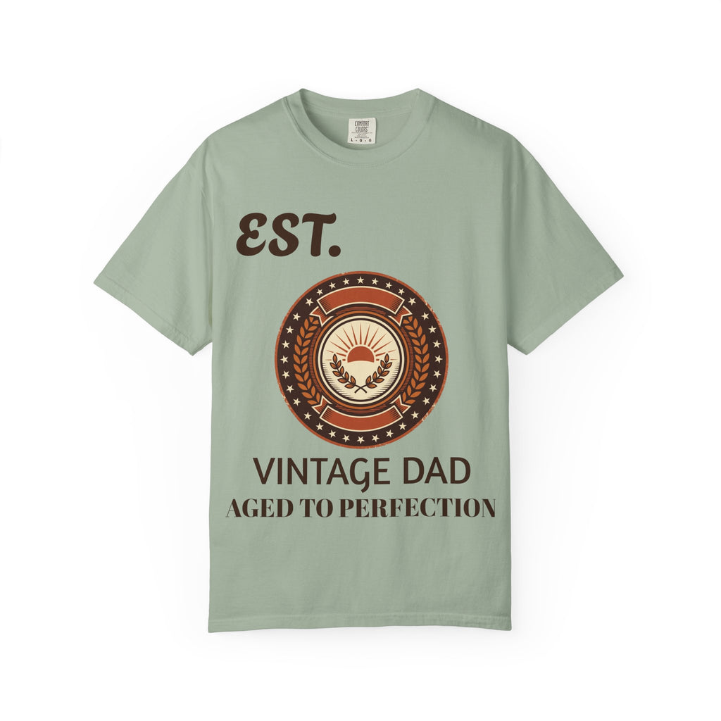 Vintage Dad Est. Year T-Shirt — Retro Father's Day Gift Aged To Perfection Tee