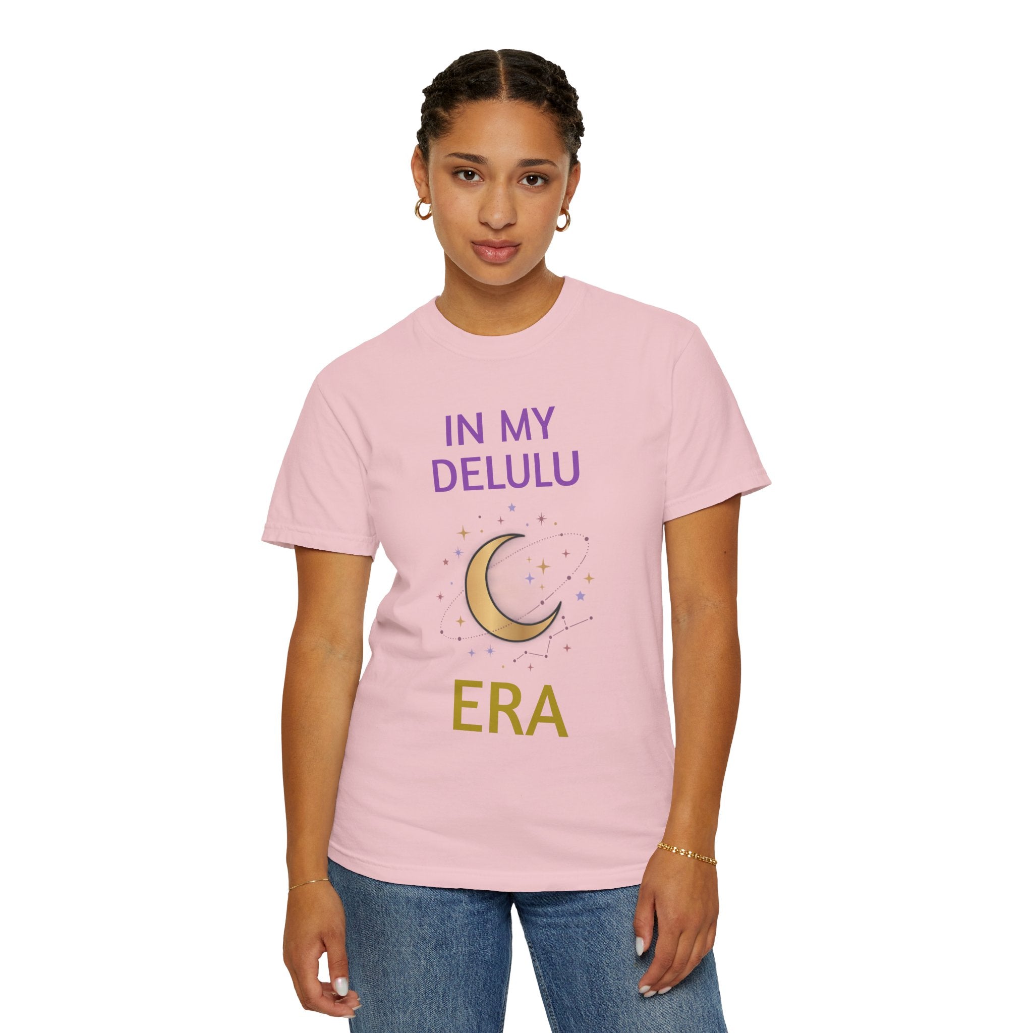 In My Delulu Era T-Shirt — Moon & Stars Graphic Tee