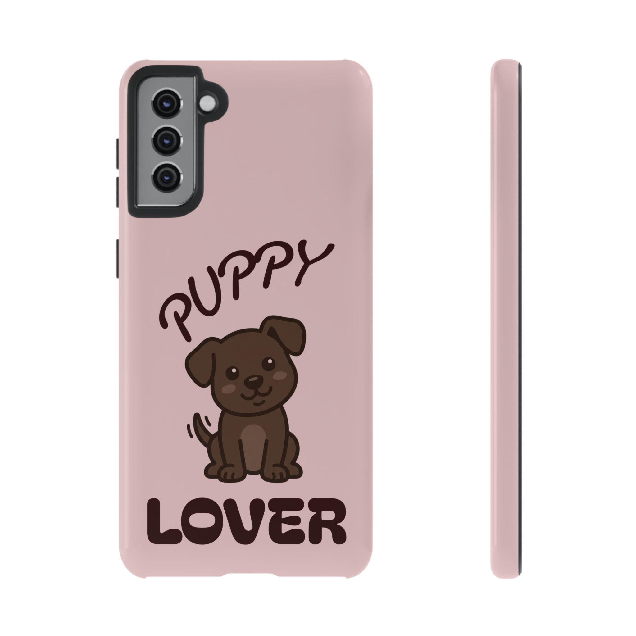 Puppy Lover Phone Case — Cute Brown Puppy Tough Phone Cover