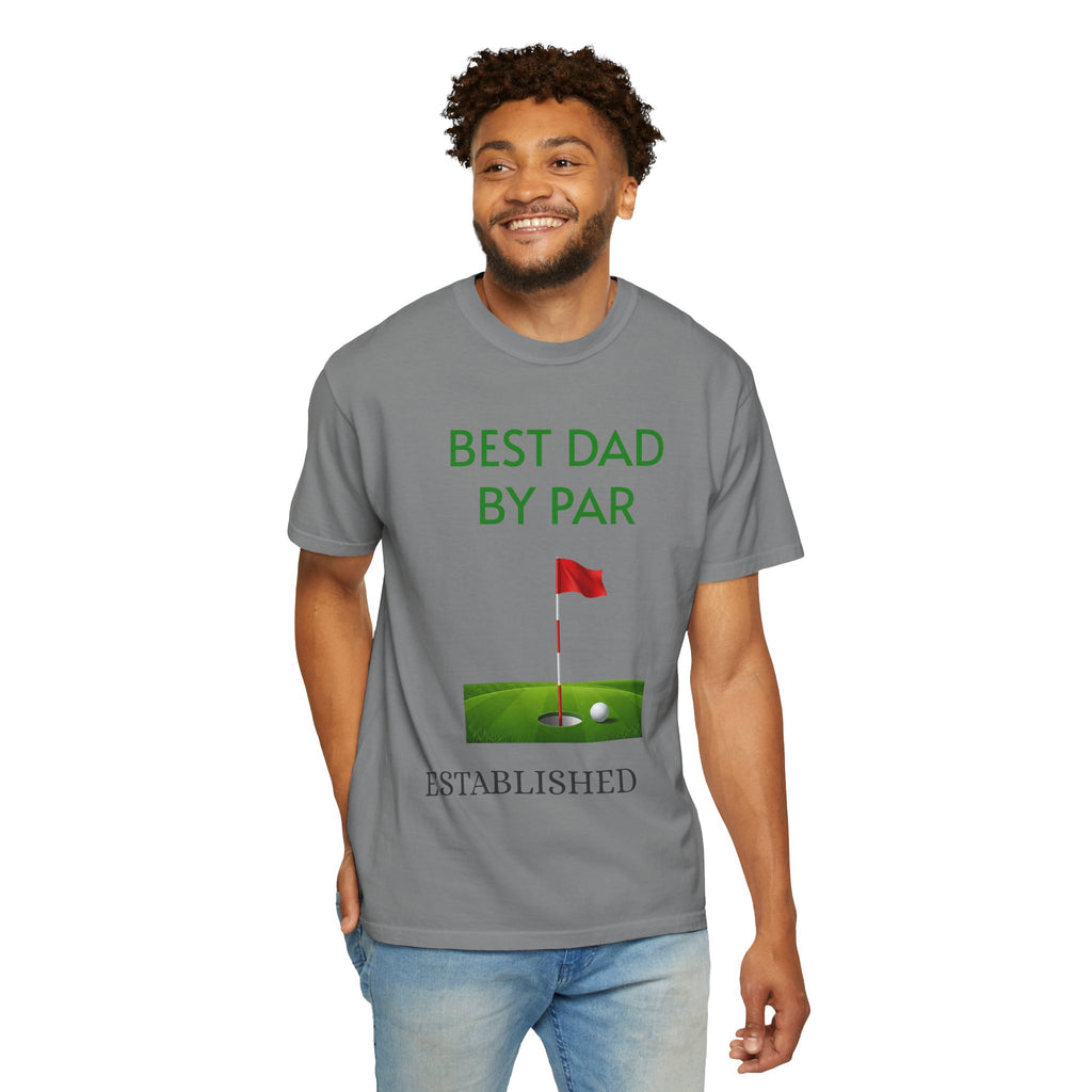 Best Dad By Par Golf T-Shirt — Funny Golfing Father's Day Gift Tee