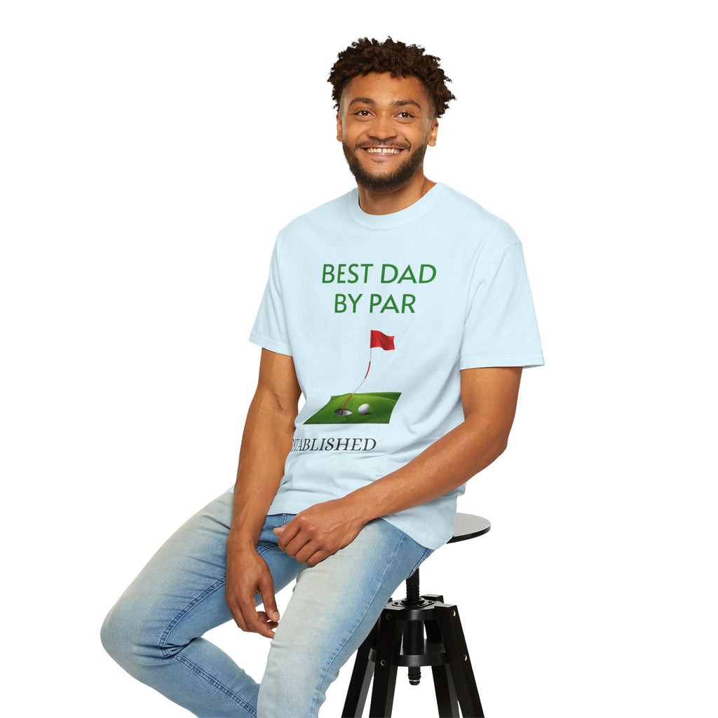 Best Dad By Par Golf T-Shirt — Funny Golfing Father's Day Gift Tee