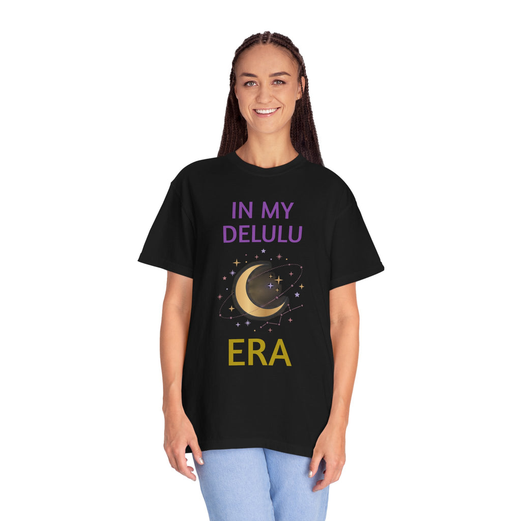 In My Delulu Era T-Shirt — Moon & Stars Graphic Tee