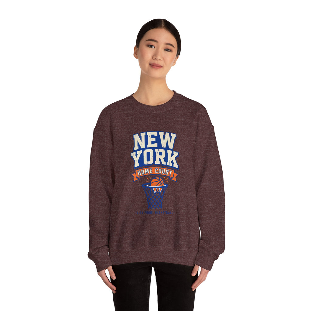 New York Home Court Sweatshirt | Vintage Basketball Pride