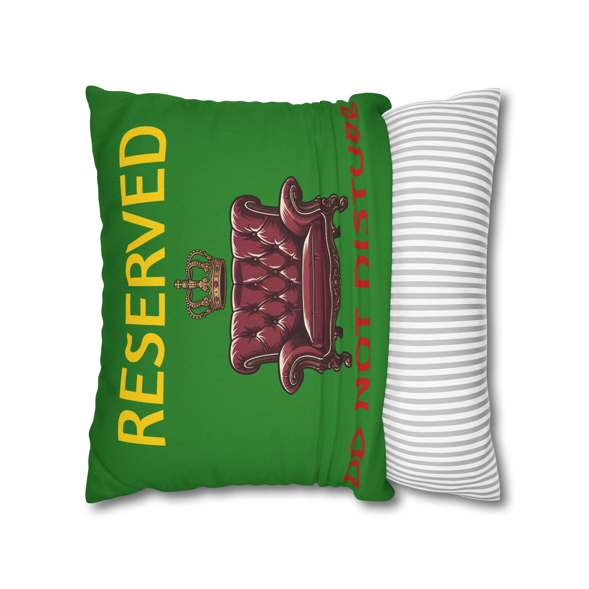 Reserved Dad's Spot Pillowcase — 'Dad's Spot' Decorative Throw Pillowcase