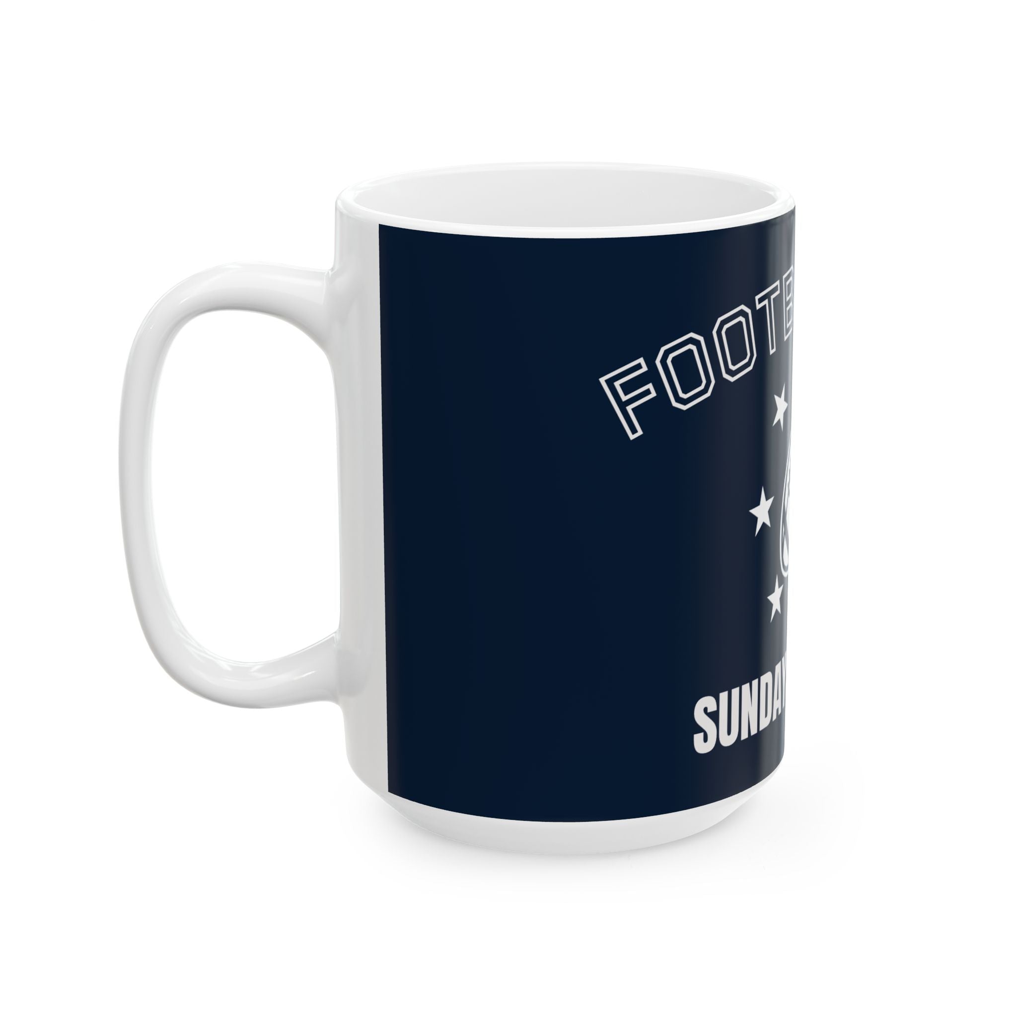 Football Dad Ceramic Mug — “Sundays Are Mine” 11oz & 15oz