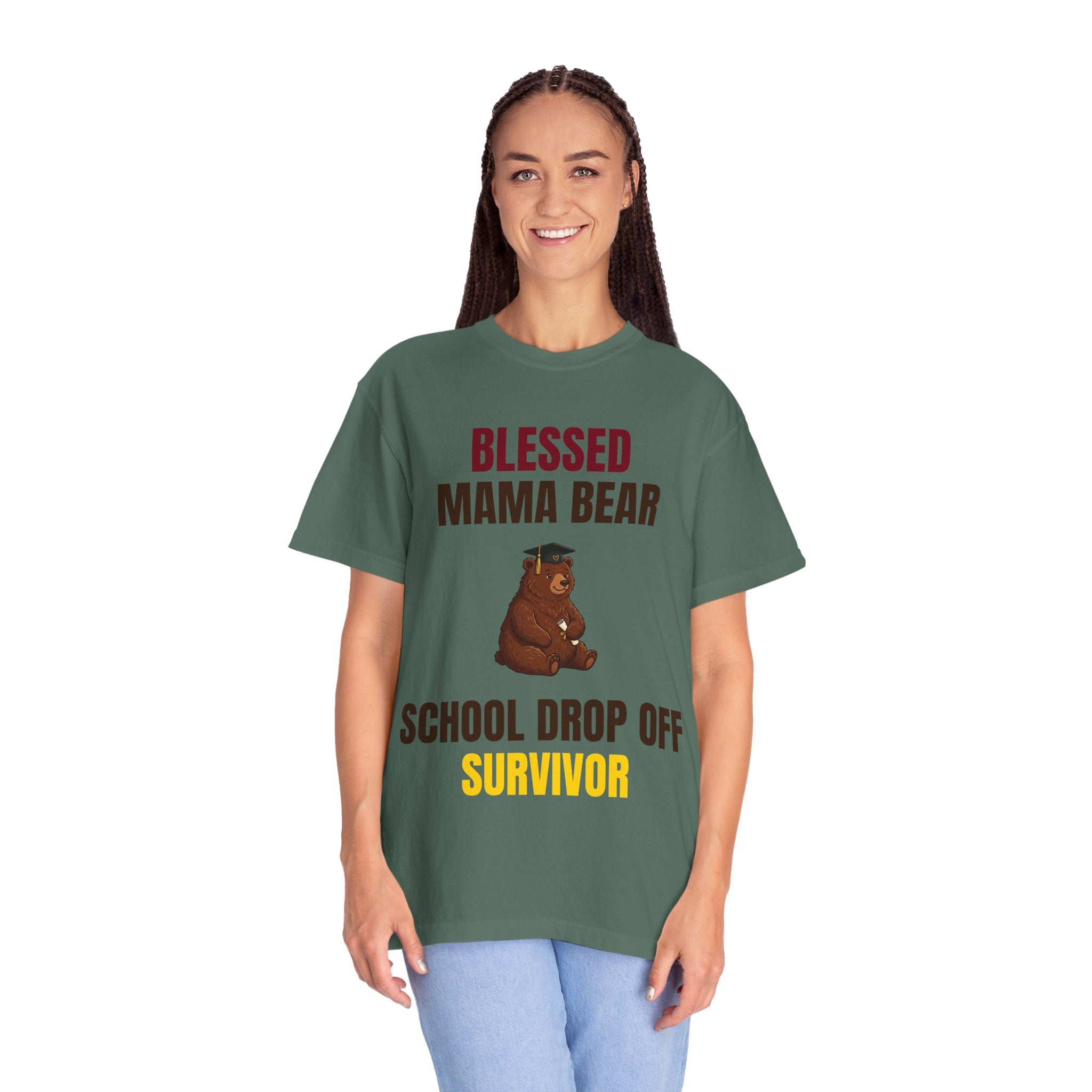 Mama Bear "School Drop Off Survivor" T-Shirt
