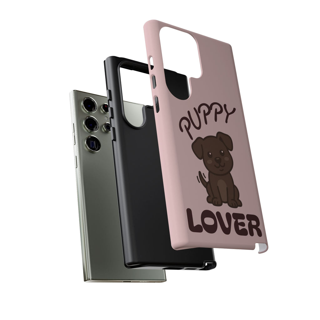 Puppy Lover Phone Case — Cute Brown Puppy Tough Phone Cover
