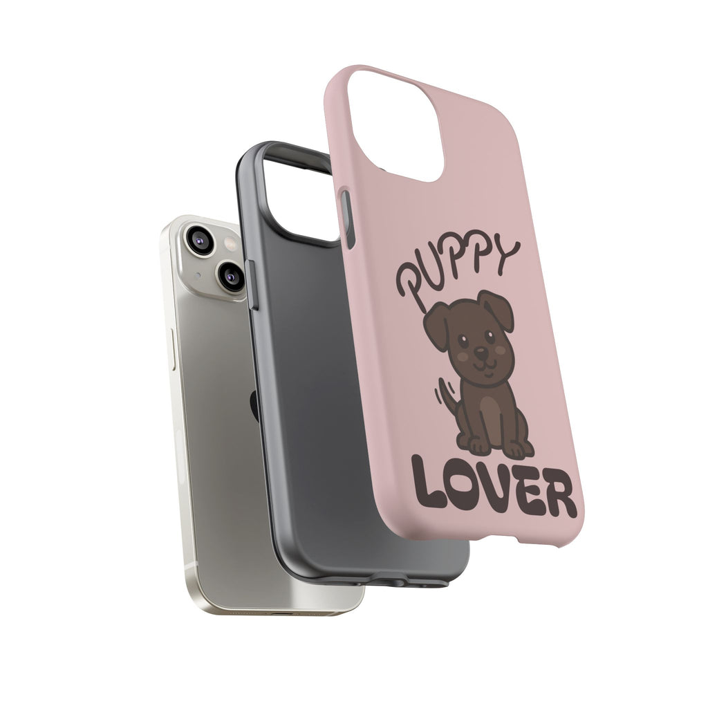 Puppy Lover Phone Case — Cute Brown Puppy Tough Phone Cover