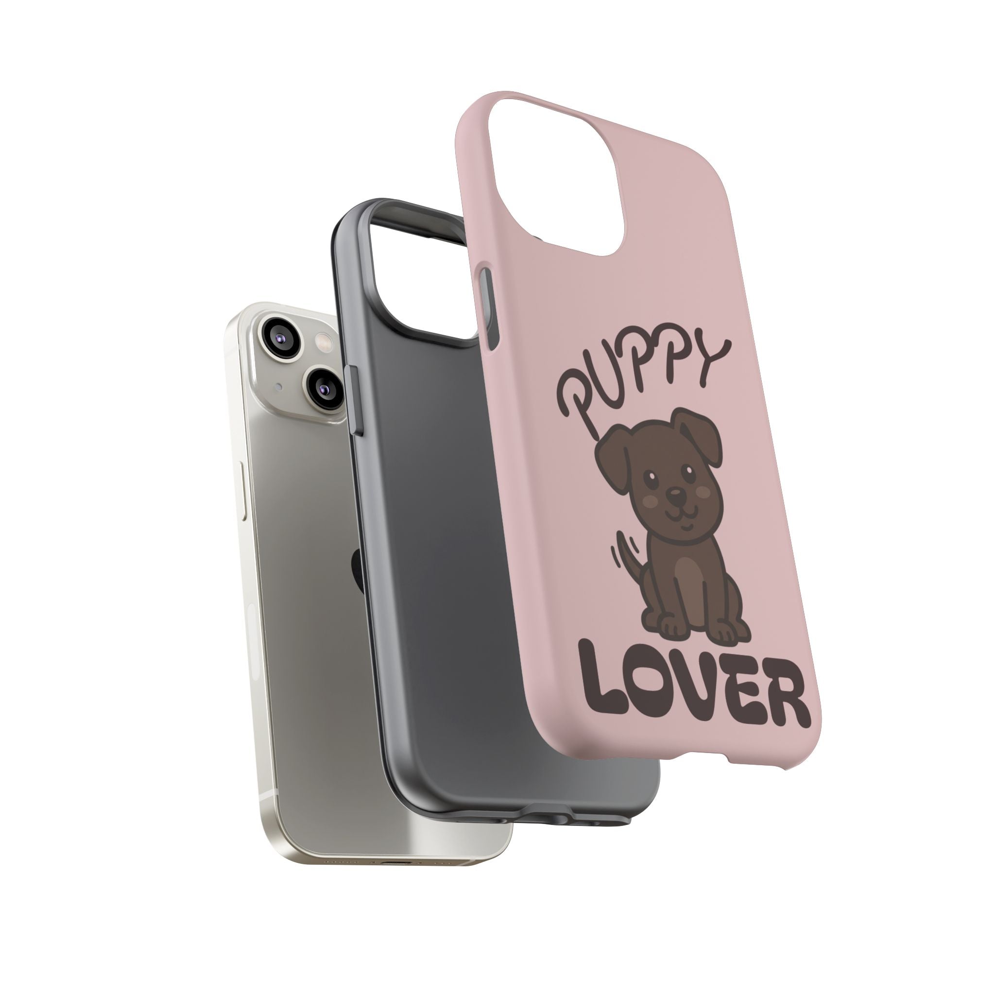 Puppy Lover Phone Case — Cute Brown Puppy Tough Phone Cover
