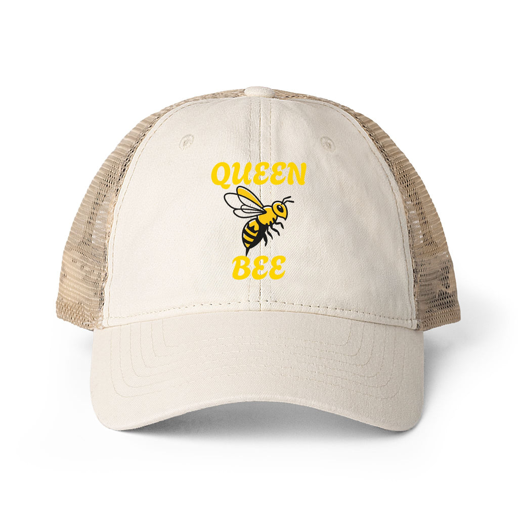Queen Bee Energy Women's Washed Mesh-Back Cap