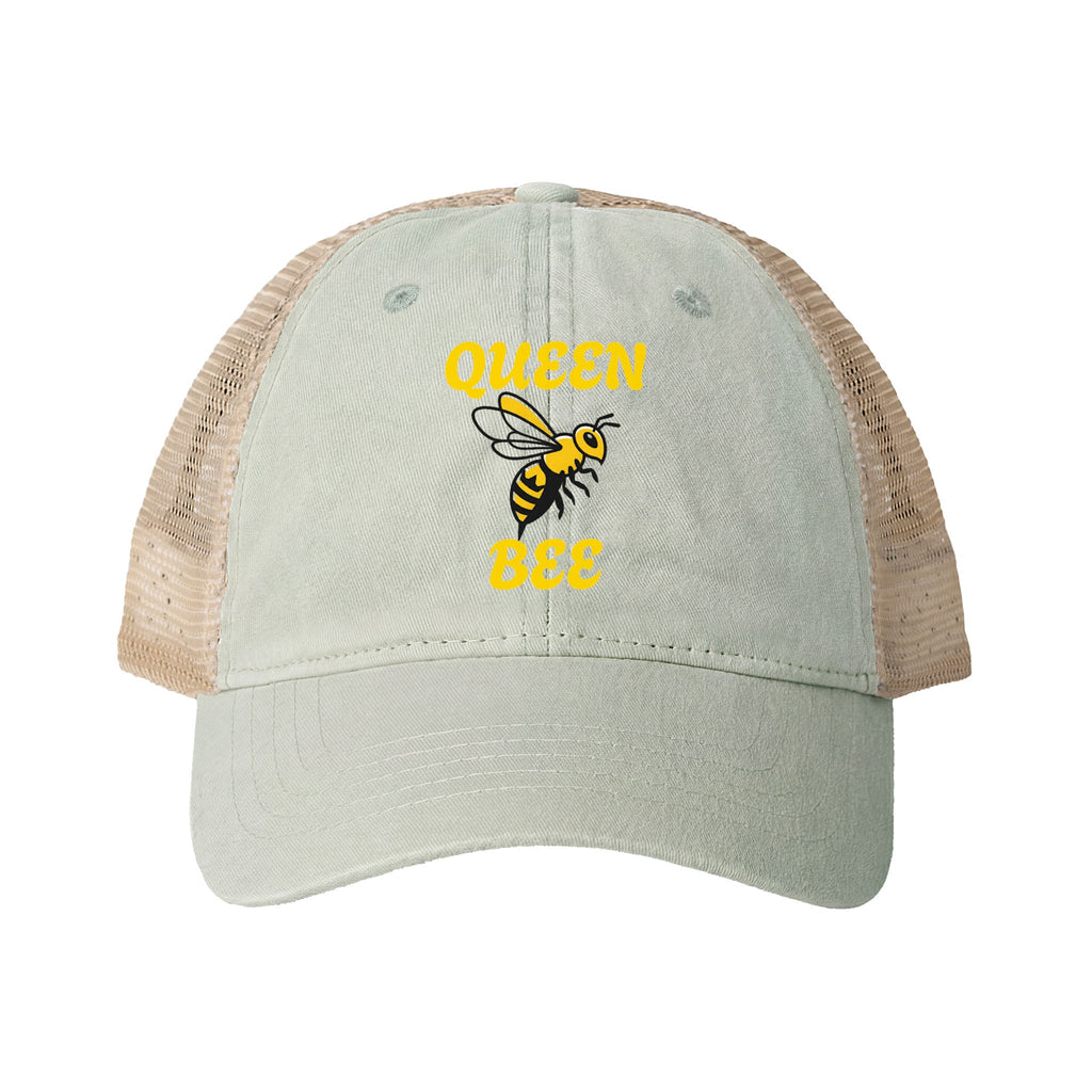Queen Bee Energy Women's Washed Mesh-Back Cap