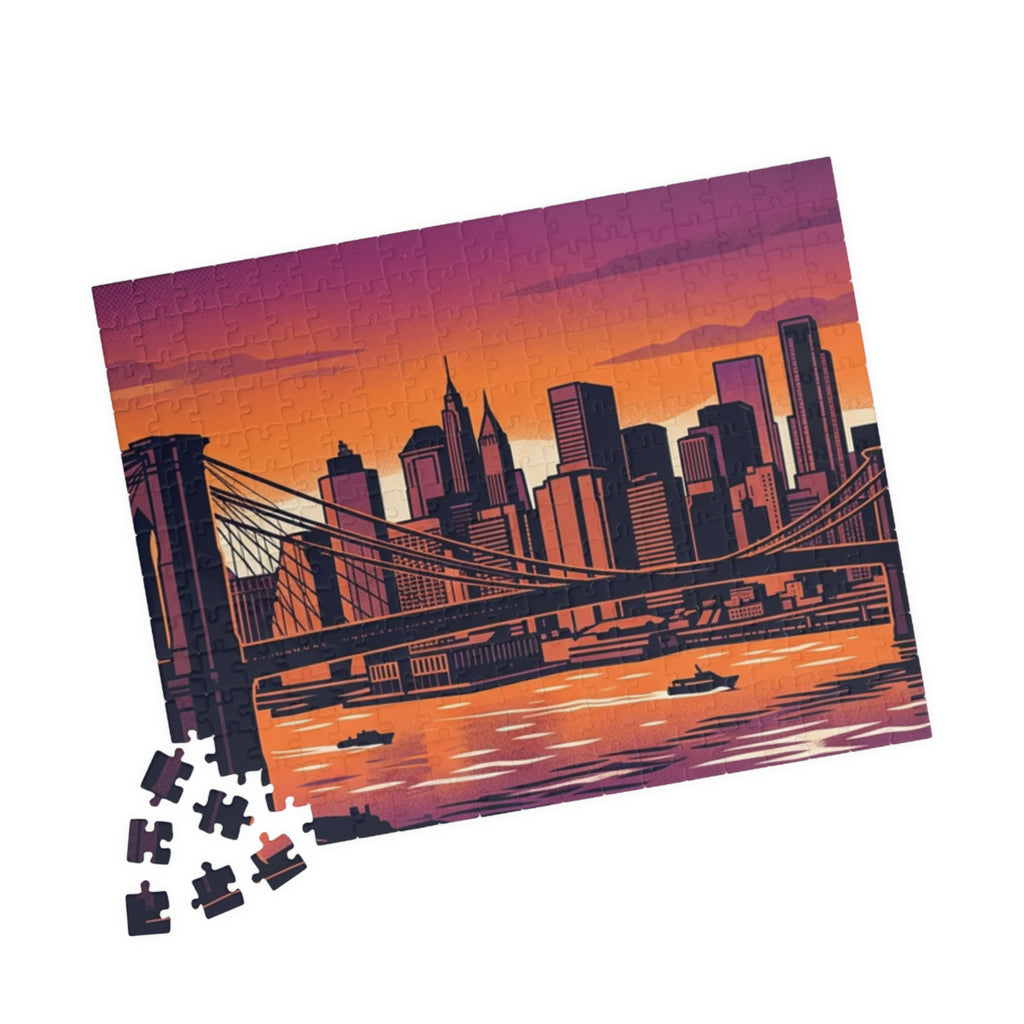 City Sunset Puzzle — Skyline Jigsaw (110/252/520/1014 pcs)