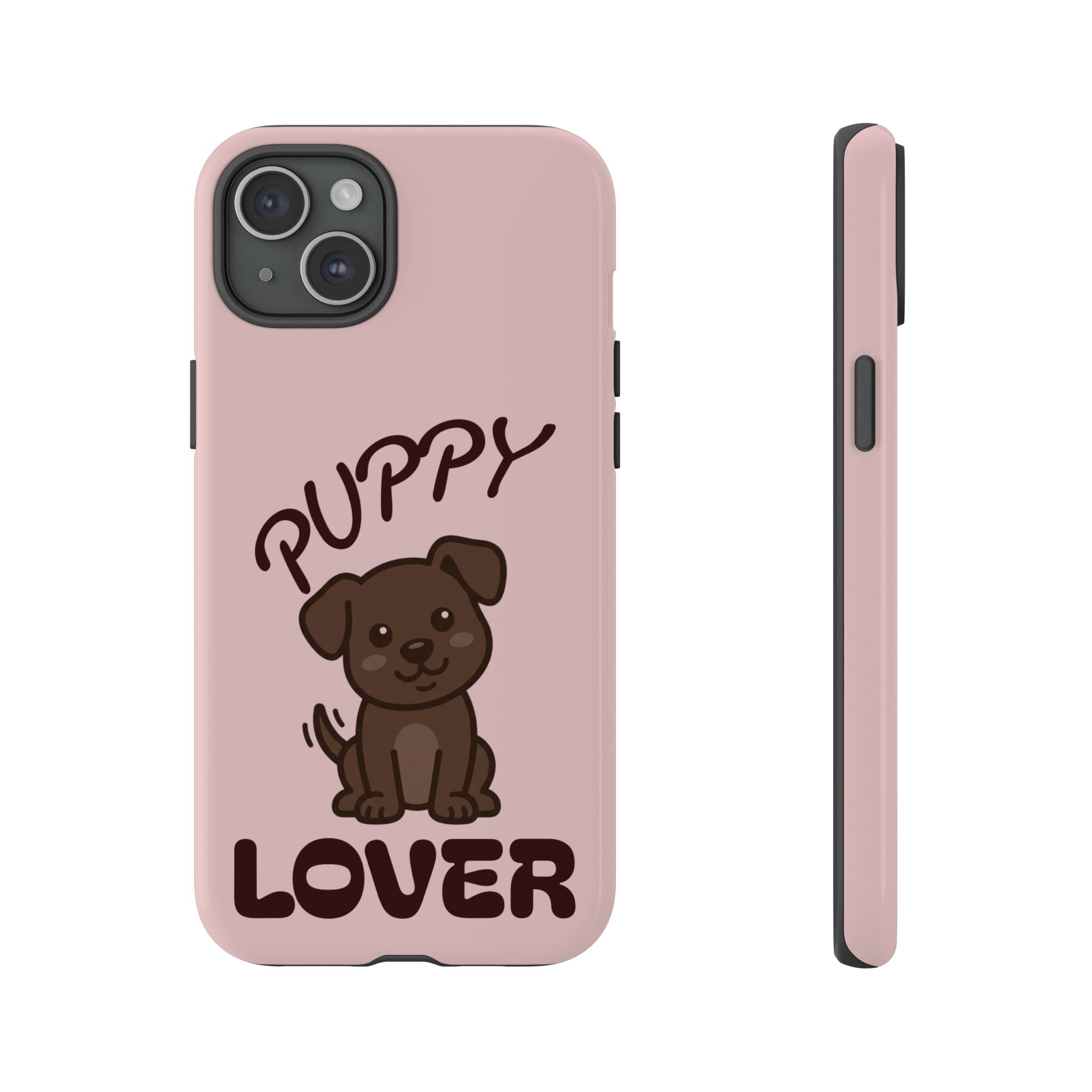 Puppy Lover Phone Case — Cute Brown Puppy Tough Phone Cover