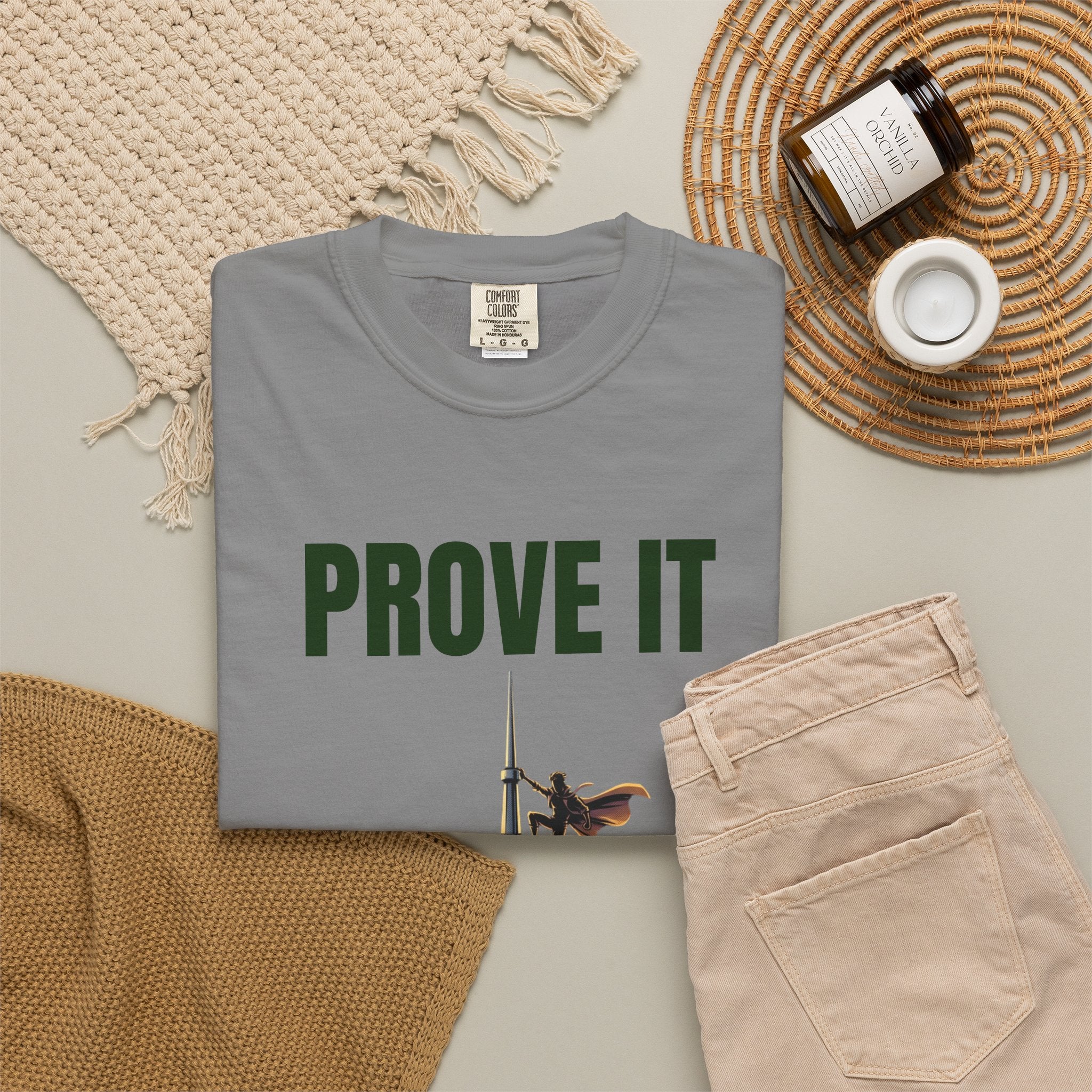 Prove It T‑Shirt — Parkour Rooftop Silhouette Graphic Tee
