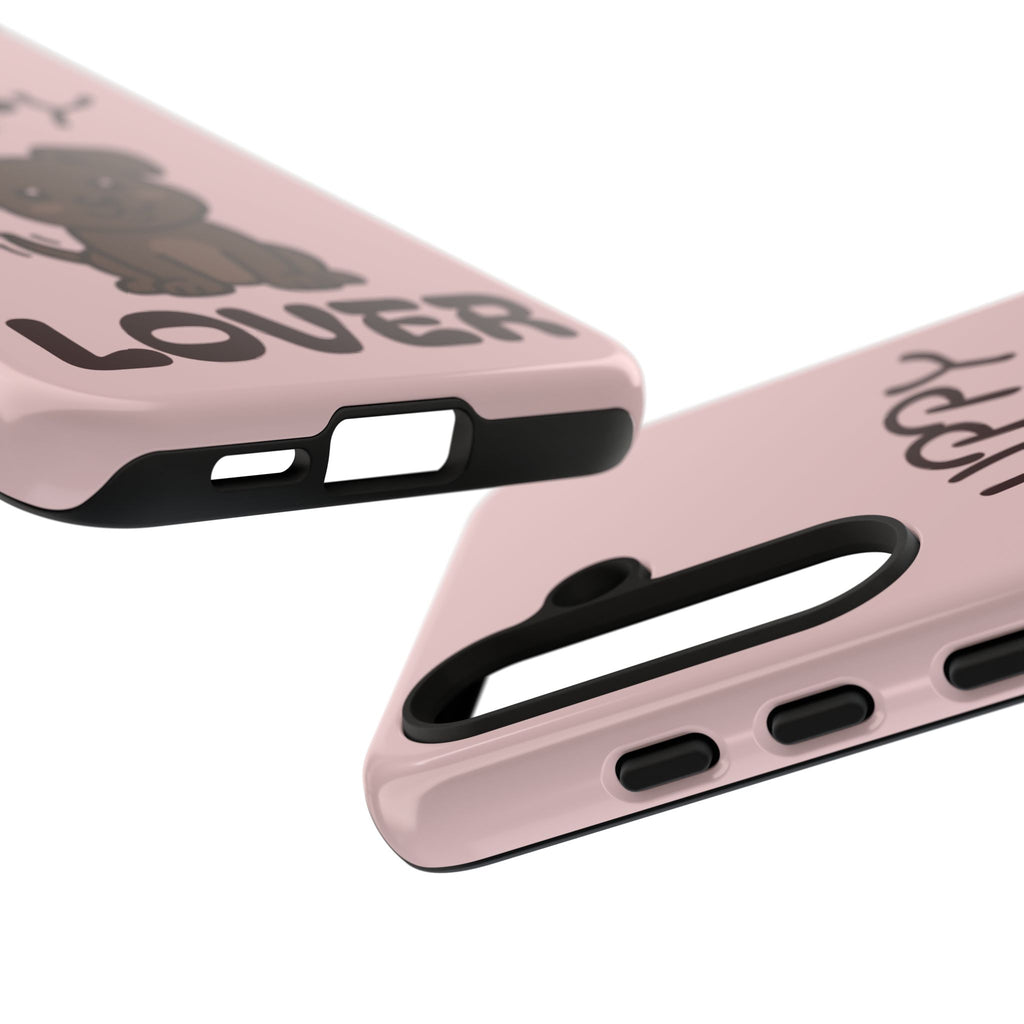 Puppy Lover Phone Case — Cute Brown Puppy Tough Phone Cover