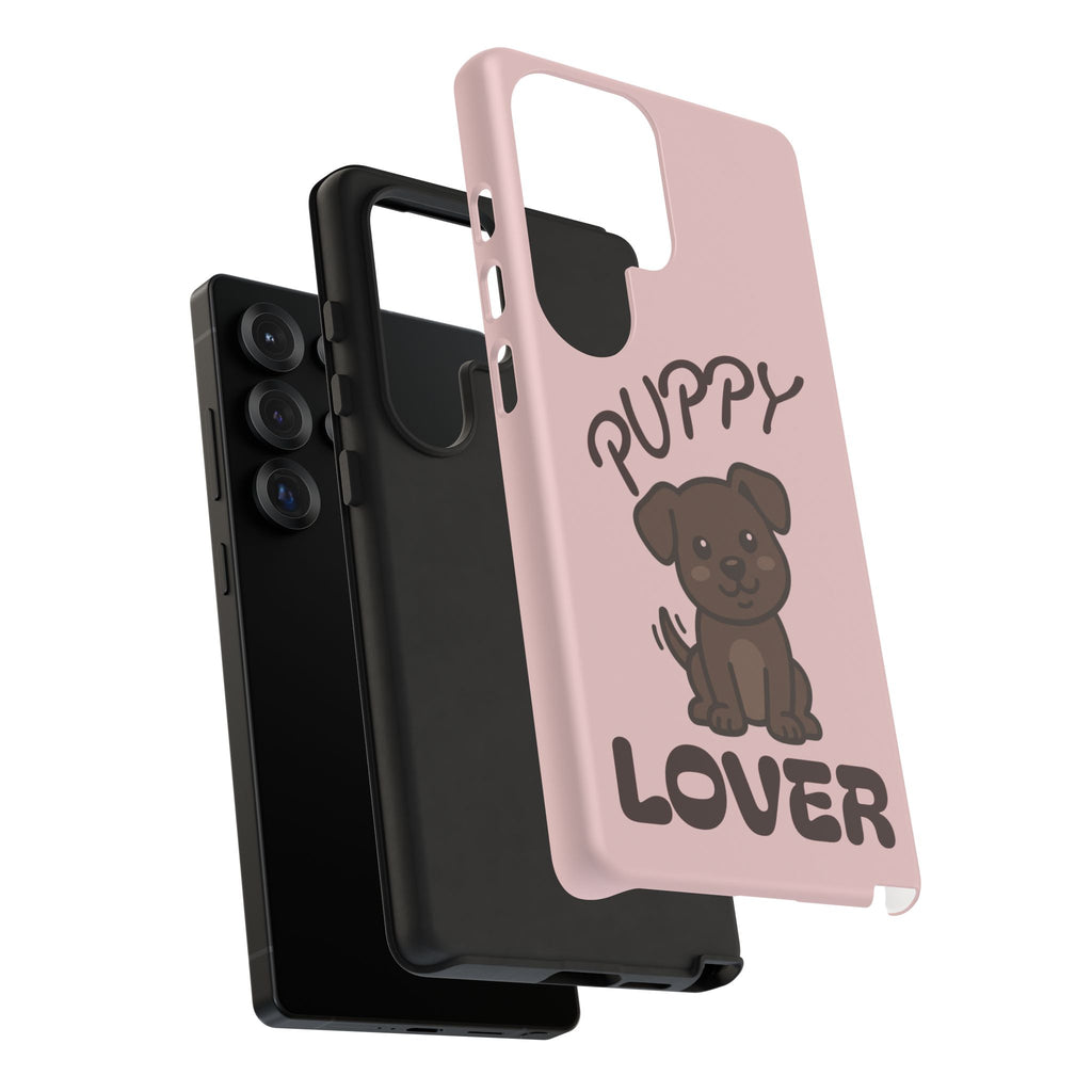 Puppy Lover Phone Case — Cute Brown Puppy Tough Phone Cover