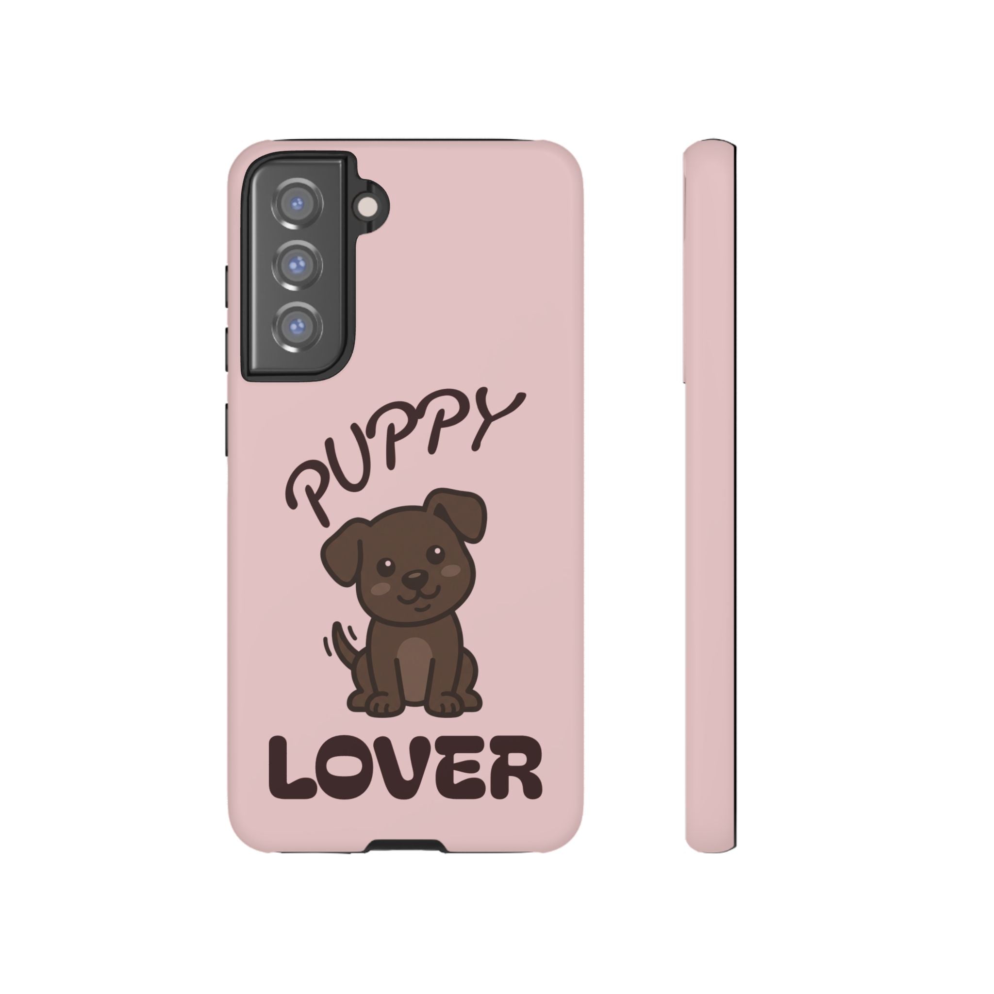 Puppy Lover Phone Case — Cute Brown Puppy Tough Phone Cover