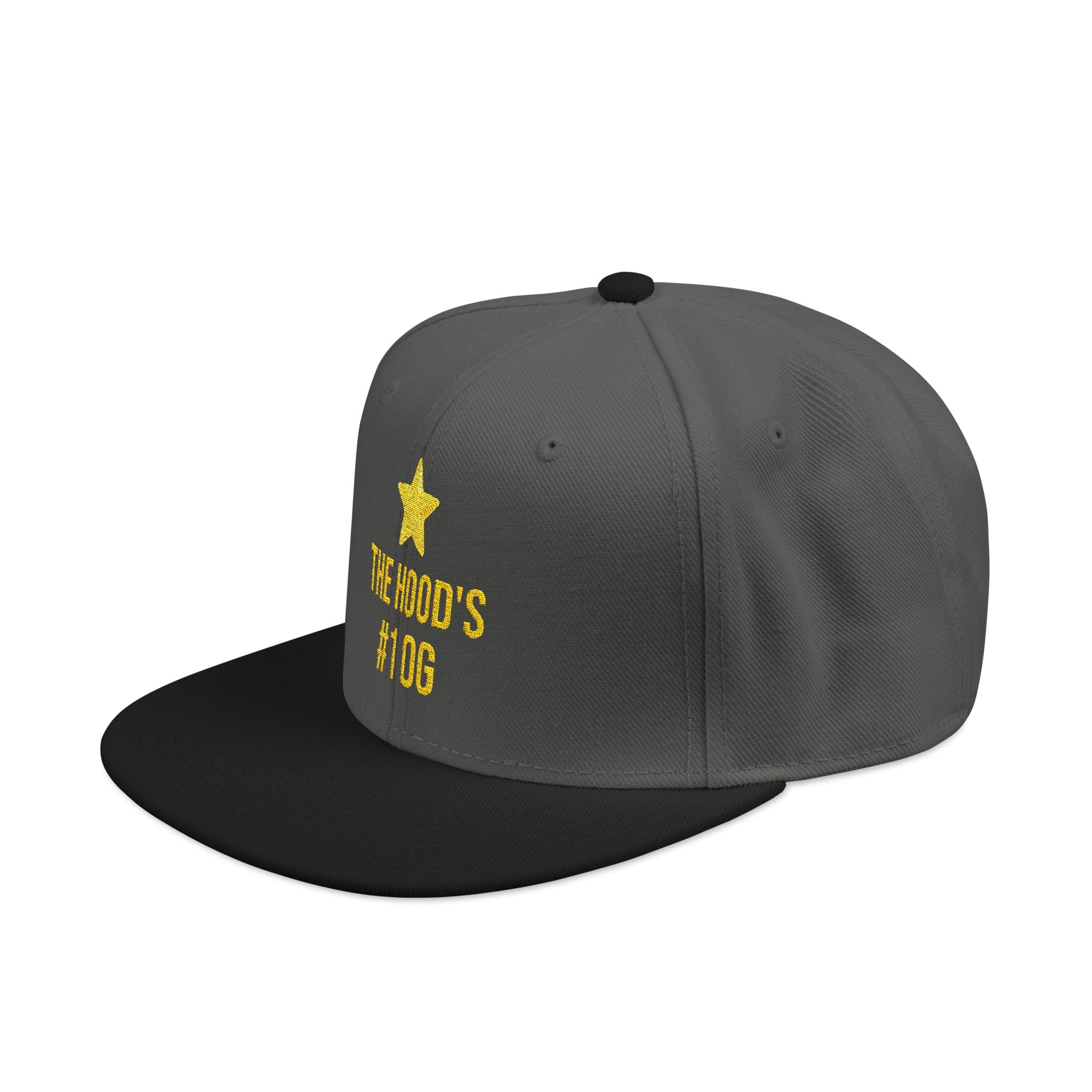 Hood's #1 OG Embroidered Snapback Hat — Street Style Cap