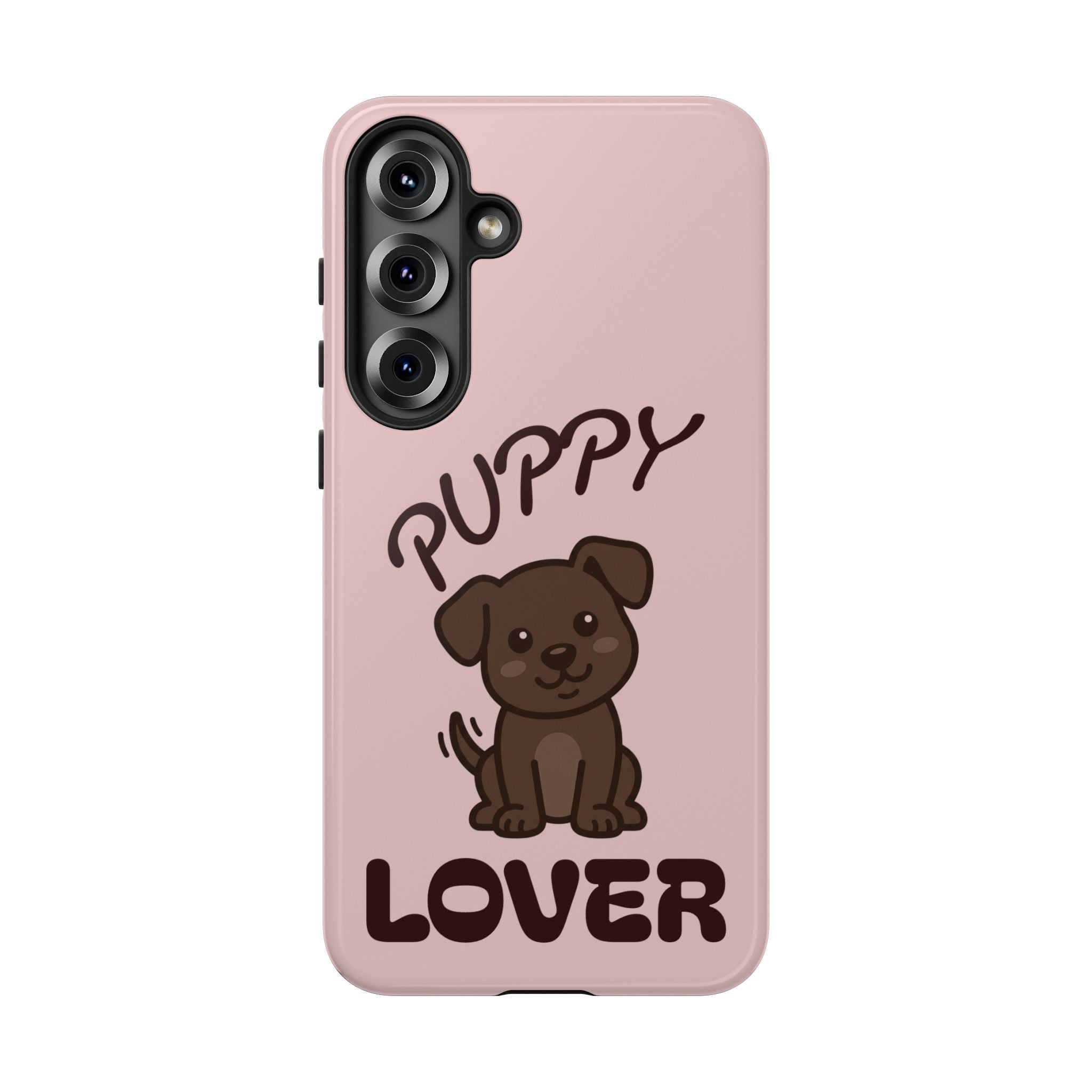Puppy Lover Phone Case — Cute Brown Puppy Tough Phone Cover