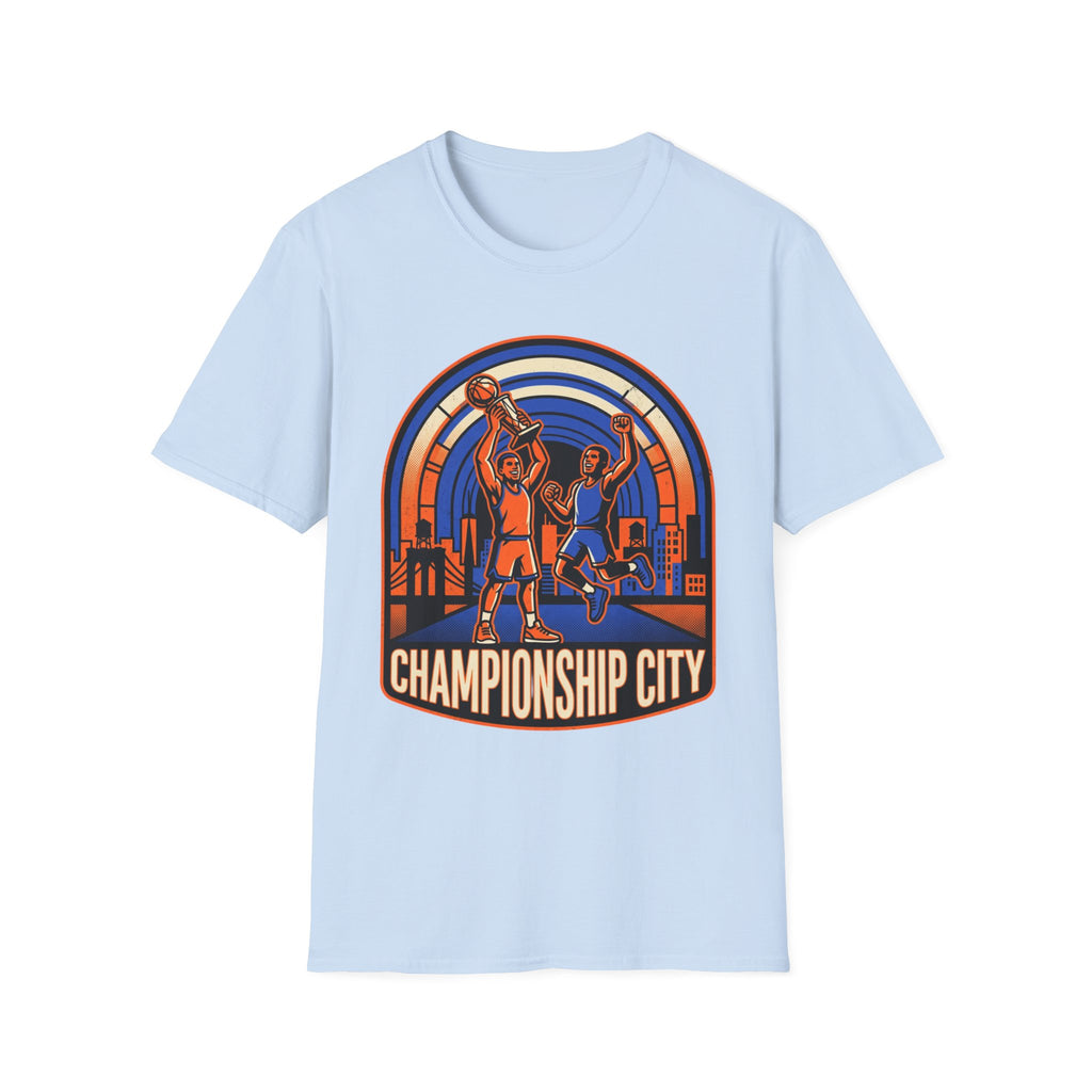 Championship City Basketball T-Shirt — Retro Winners Hoop Tee