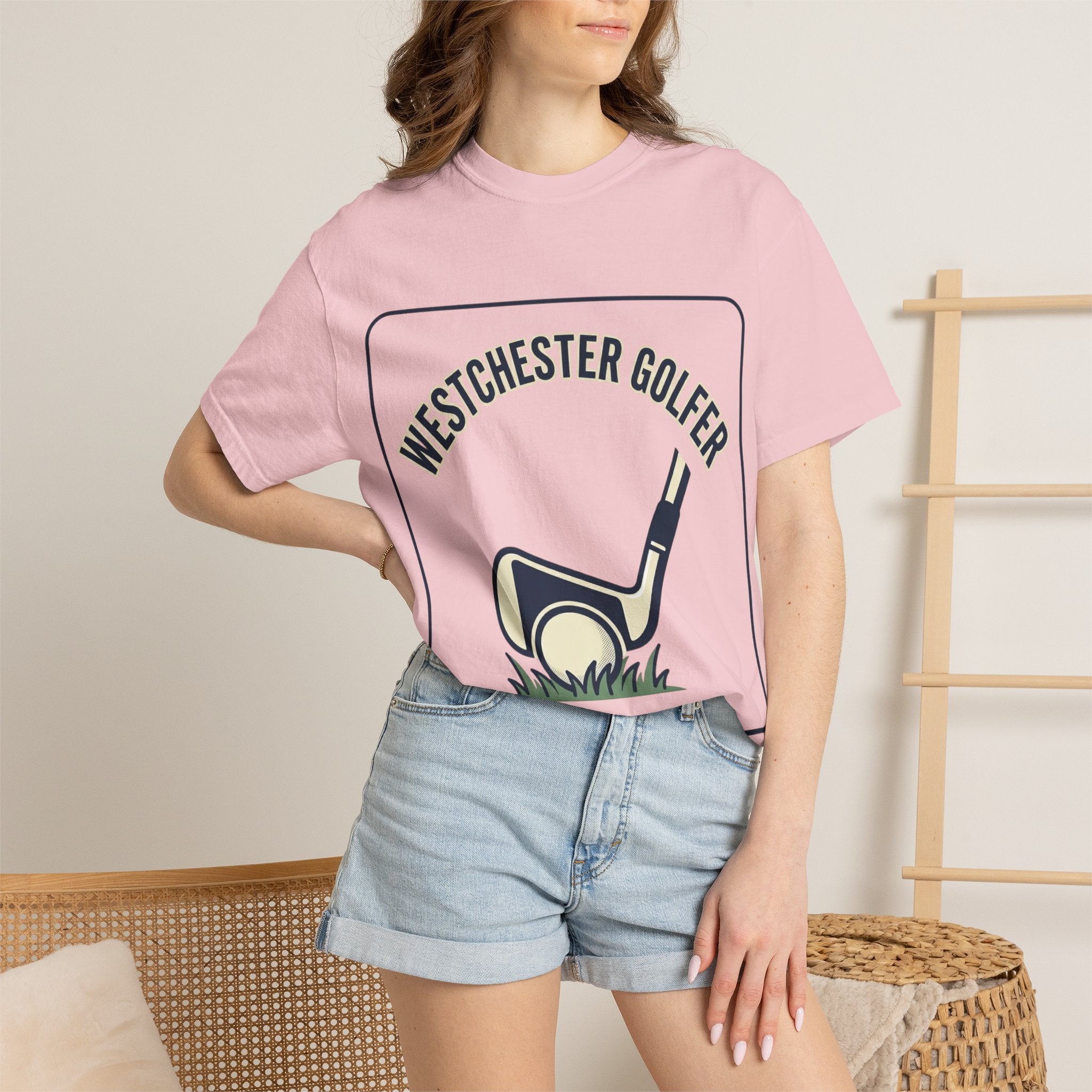 Westchester Golfer T-Shirt — Retro Golf Club & Tee Graphic