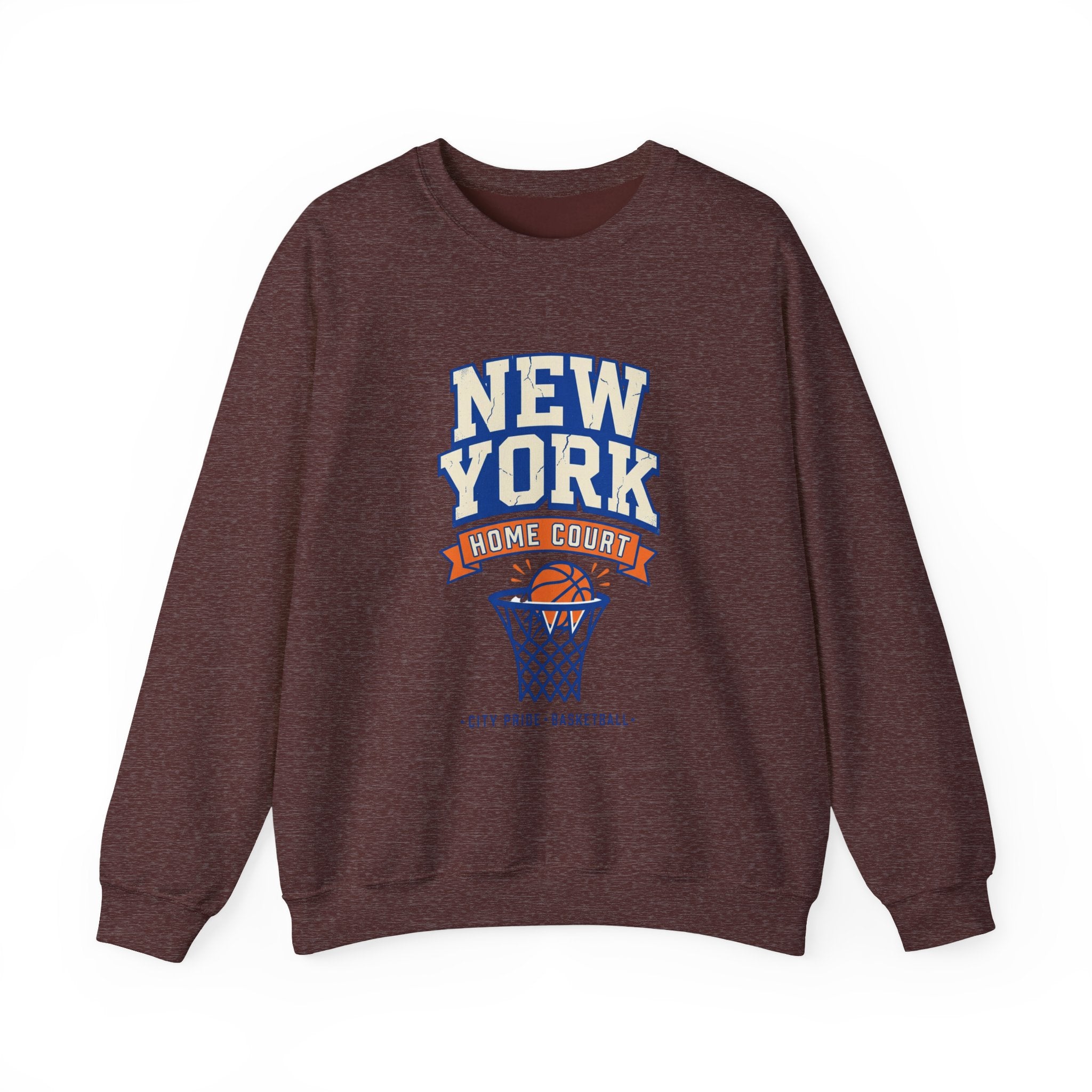 New York Home Court Sweatshirt | Vintage Basketball Pride