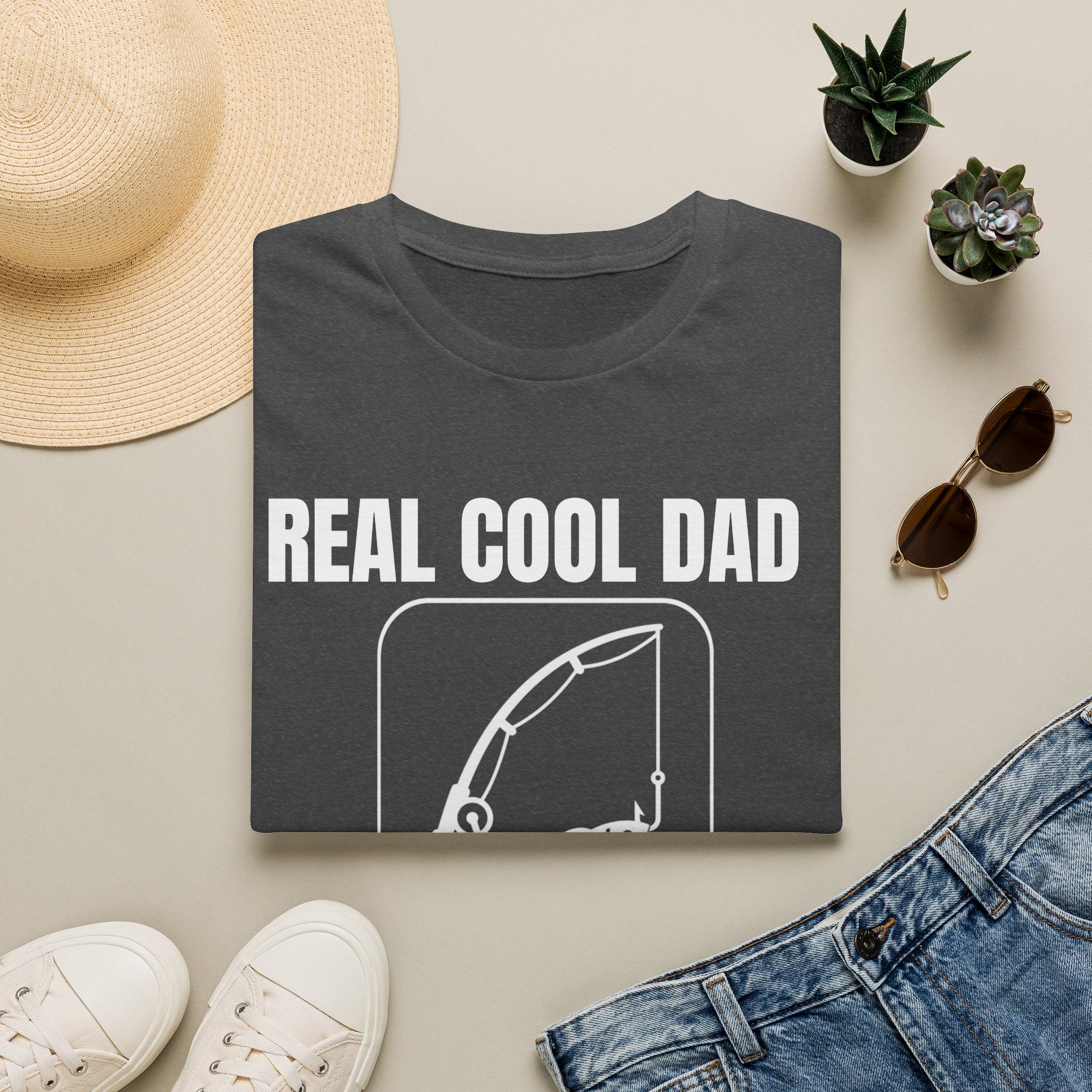 Reel Cool Dad T-Shirt — Funny Fishing Father's Day Gift Tee