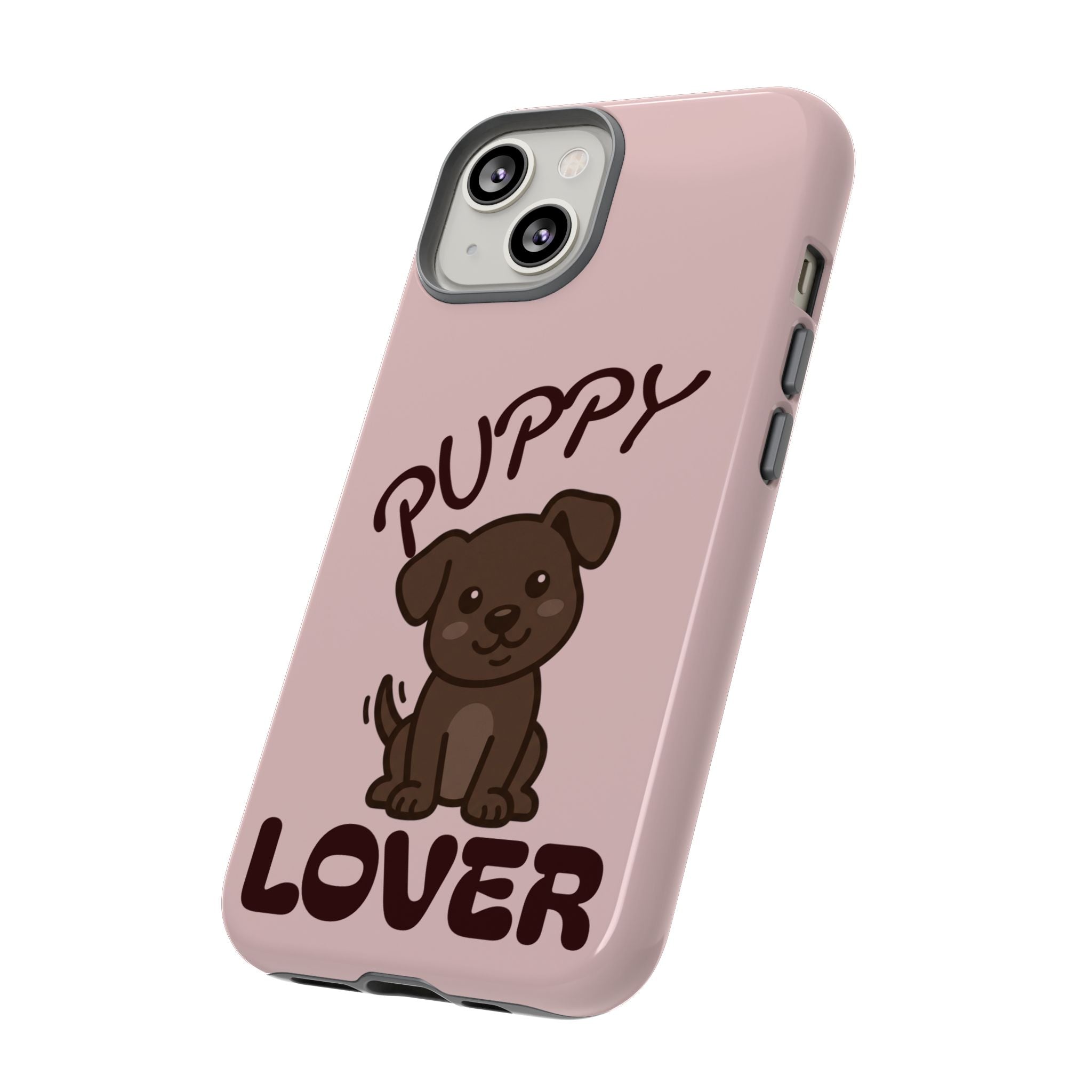 Puppy Lover Phone Case — Cute Brown Puppy Tough Phone Cover