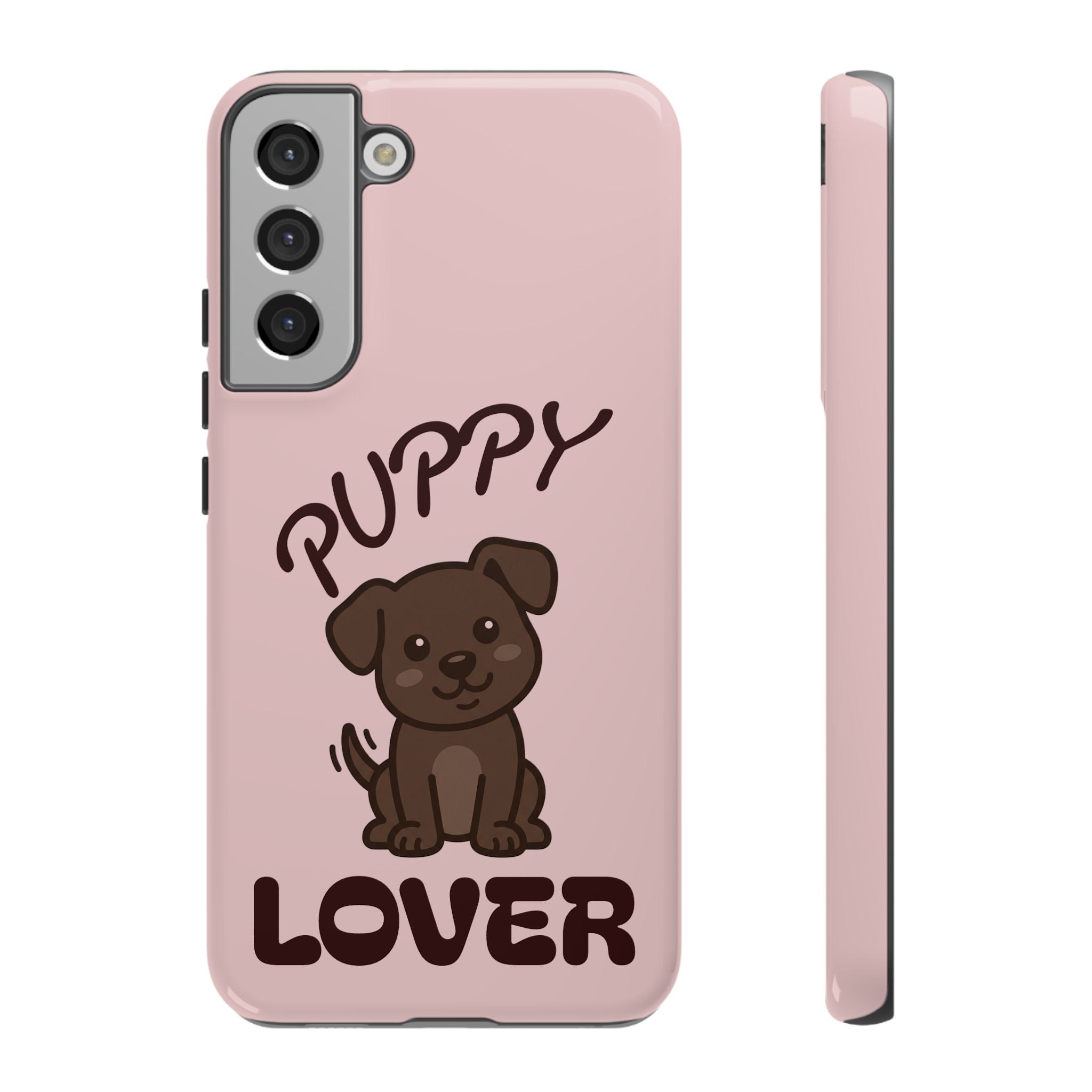 Puppy Lover Phone Case — Cute Brown Puppy Tough Phone Cover