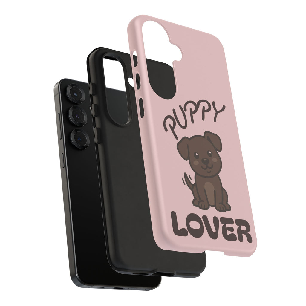 Puppy Lover Phone Case — Cute Brown Puppy Tough Phone Cover