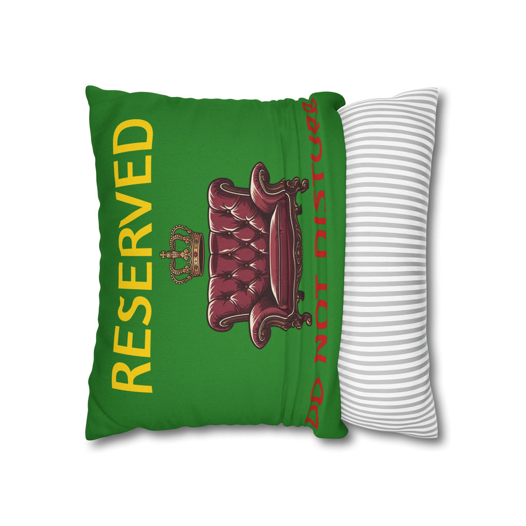 Reserved Dad's Spot Pillowcase — 'Dad's Spot' Decorative Throw Pillowcase